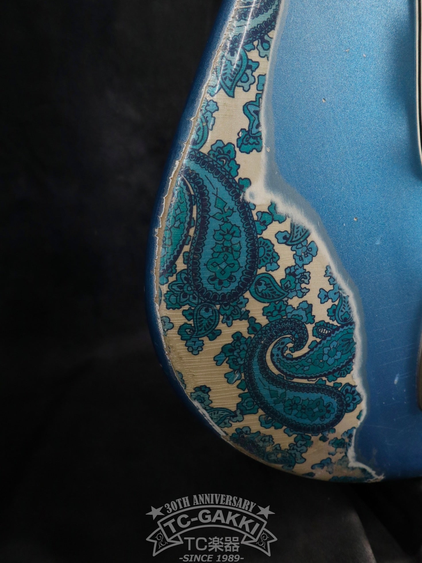 Ronnie Scott Ice Blue Metallic Over Paisley - TC楽器 - TCGAKKI