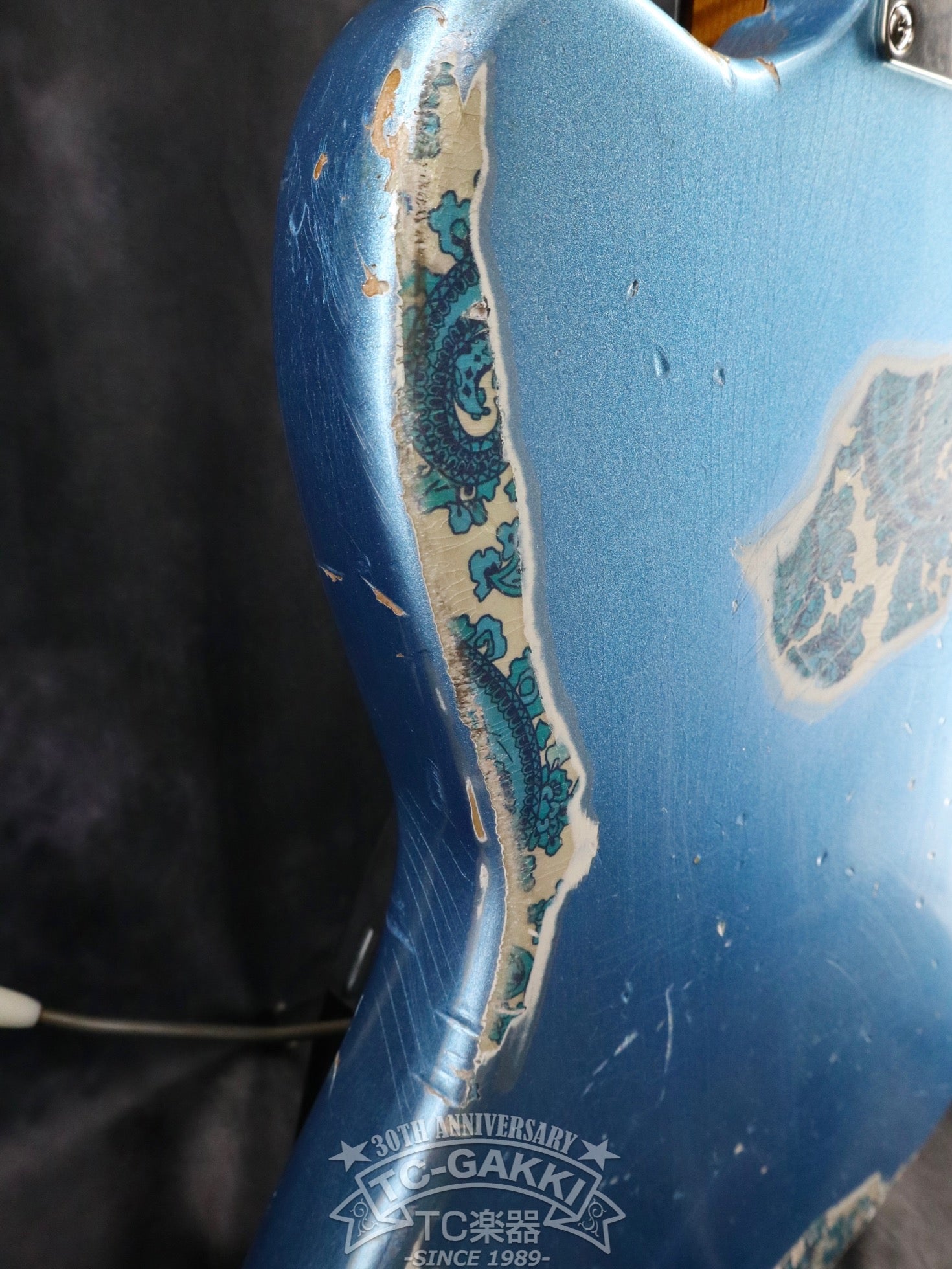 Ronnie Scott Ice Blue Metallic Over Paisley - TC楽器 - TCGAKKI