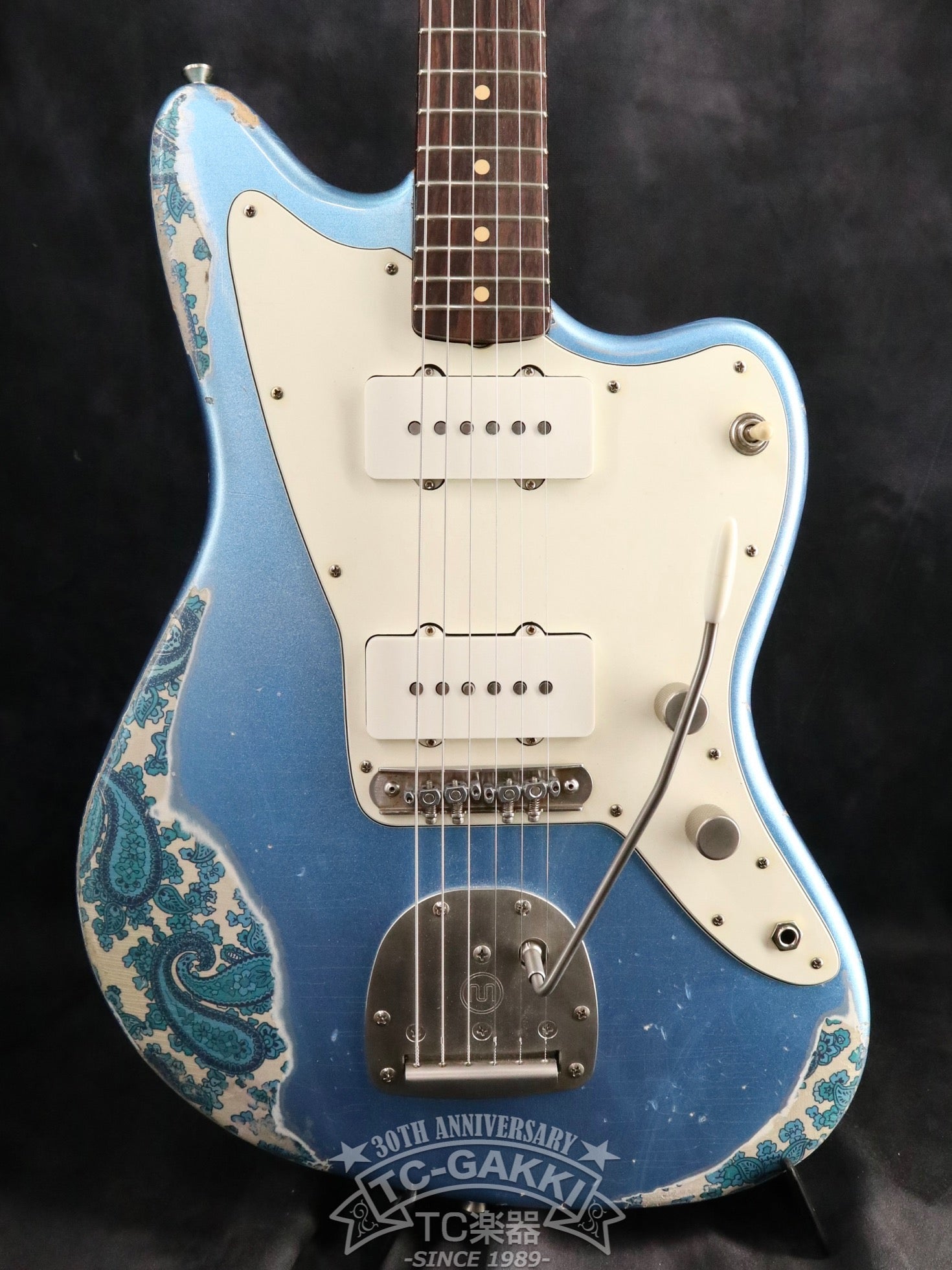 Ronnie Scott Ice Blue Metallic Over Paisley - TC楽器 - TCGAKKI