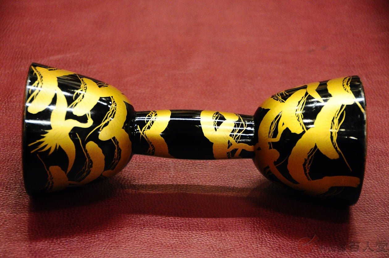 【和楽器大決算SALE!!】小鼓胴 松鶴紋様蒔絵小鼓胴 - TC楽器 - TCGAKKI