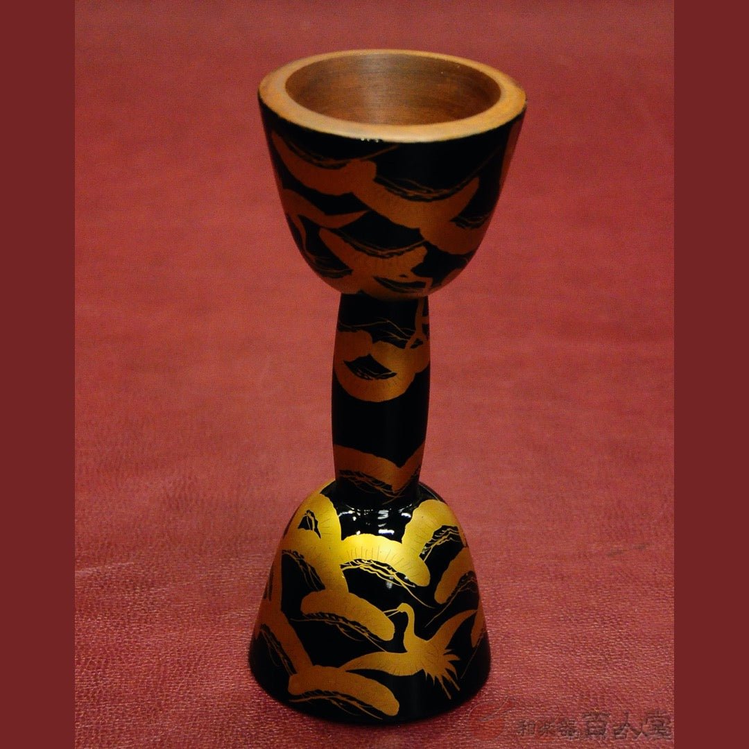 【和楽器大決算SALE!!】小鼓胴 松鶴紋様蒔絵小鼓胴 - TC楽器 - TCGAKKI