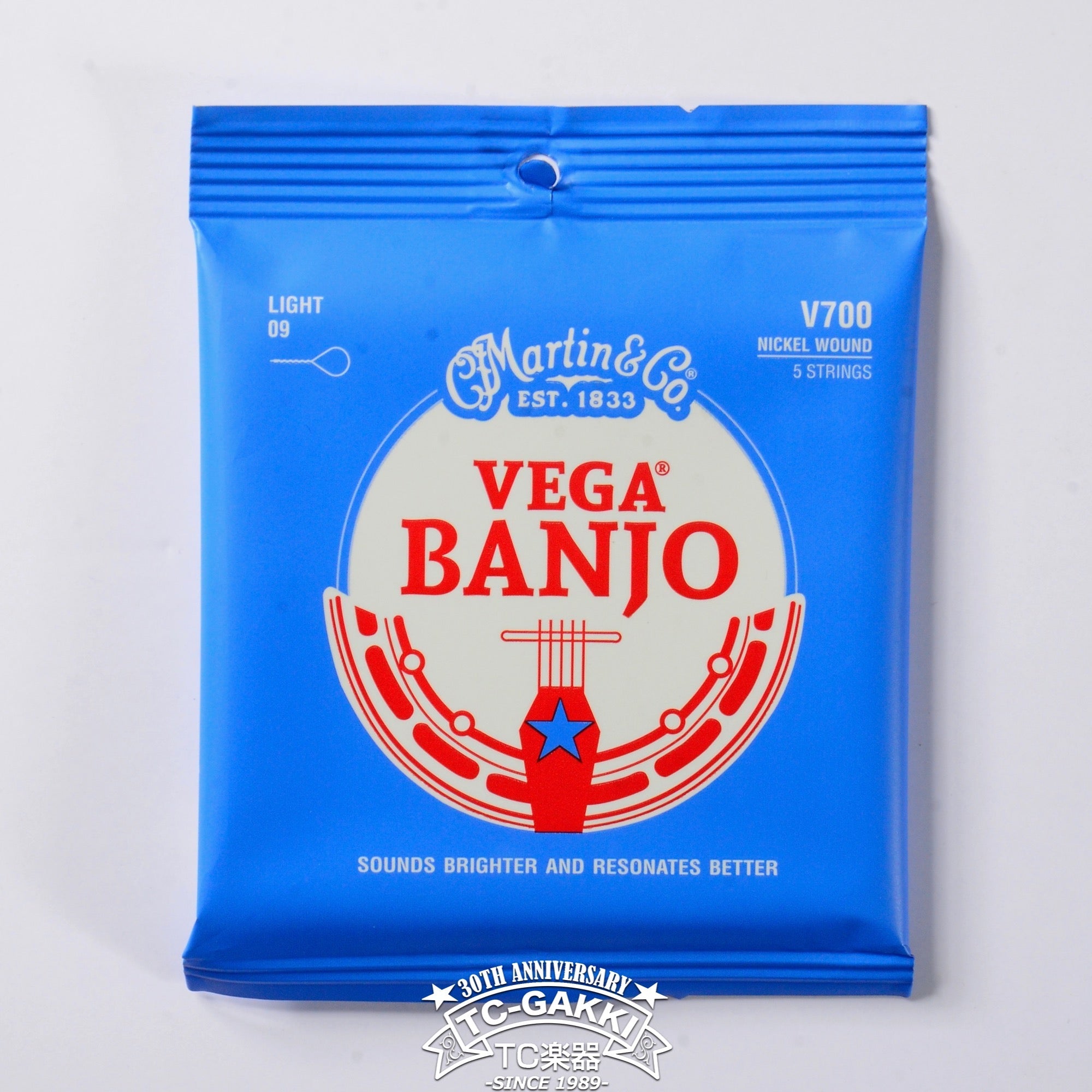 V700 Vega Banjo Strings Light - TC楽器 - TCGAKKI
