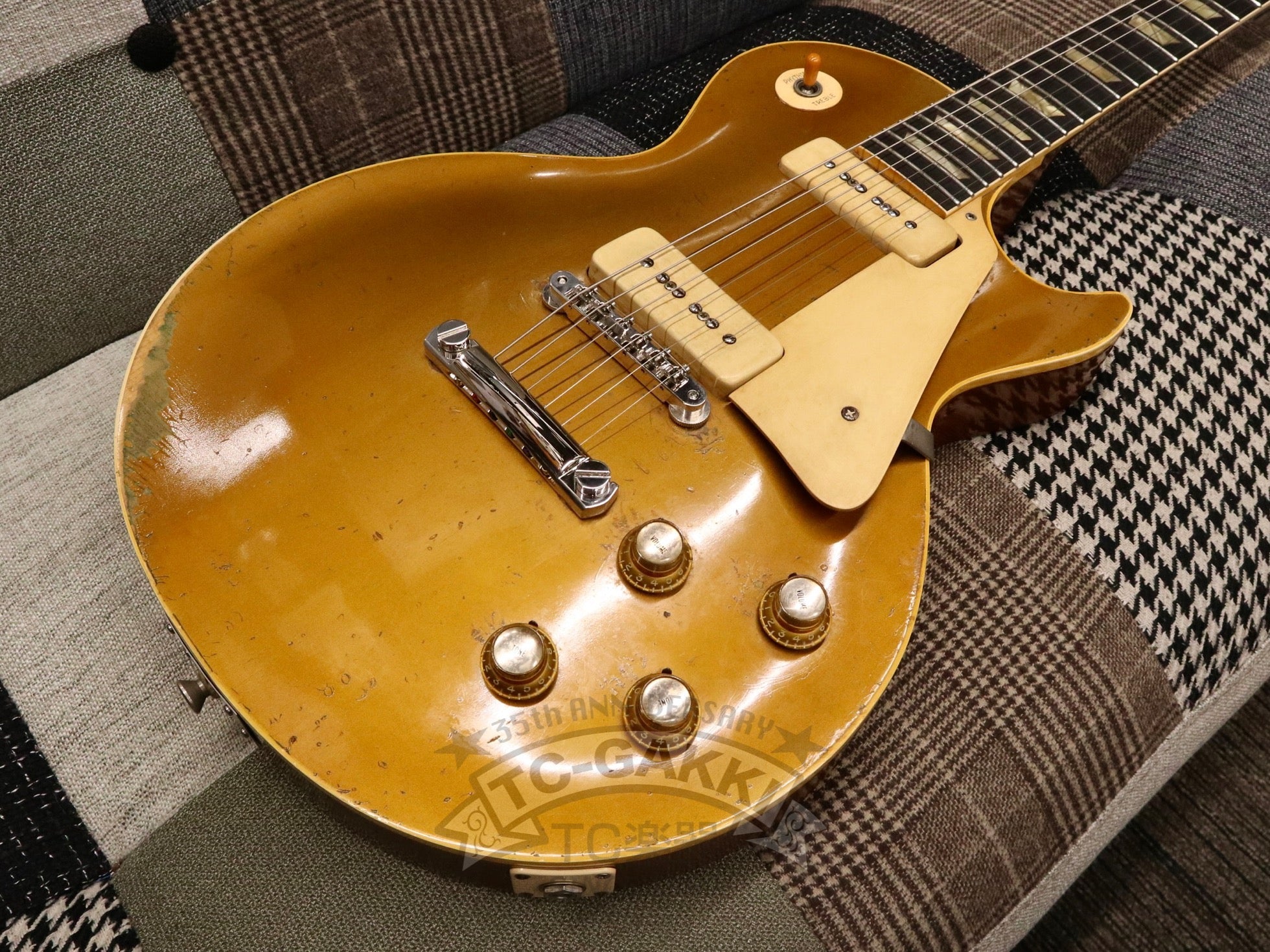 1952 - 1953 Les Paul Gold Top Conversion - TC楽器 - TCGAKKI