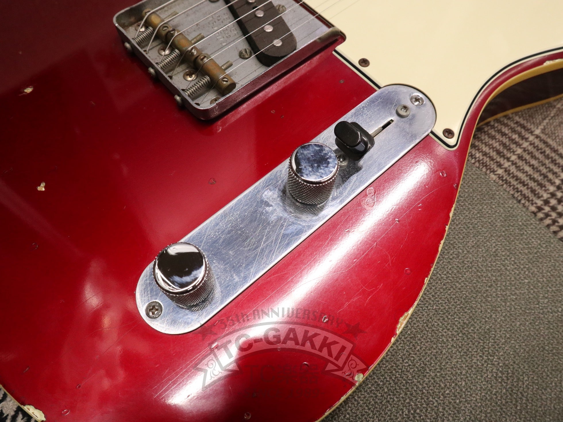 1962 Custom Telecaster Refinish Candy Apple Red