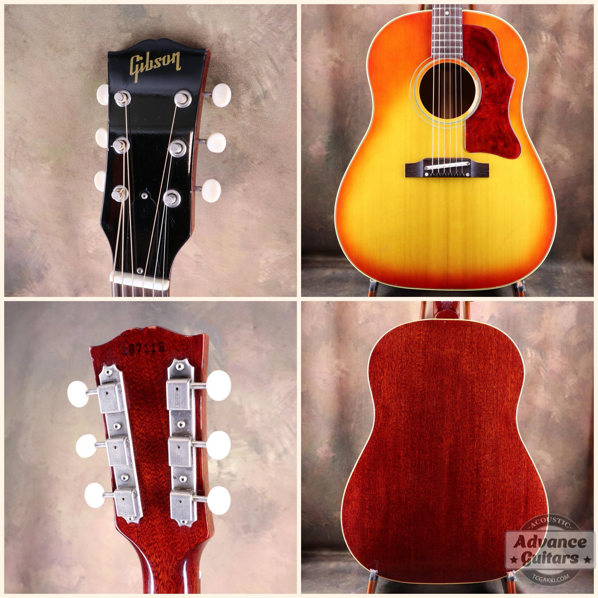 GIBSON　J-45　ギブソン　1964style　2000年製 2000 Gibson J-45 Sunburst – Music City Vintage Guitars