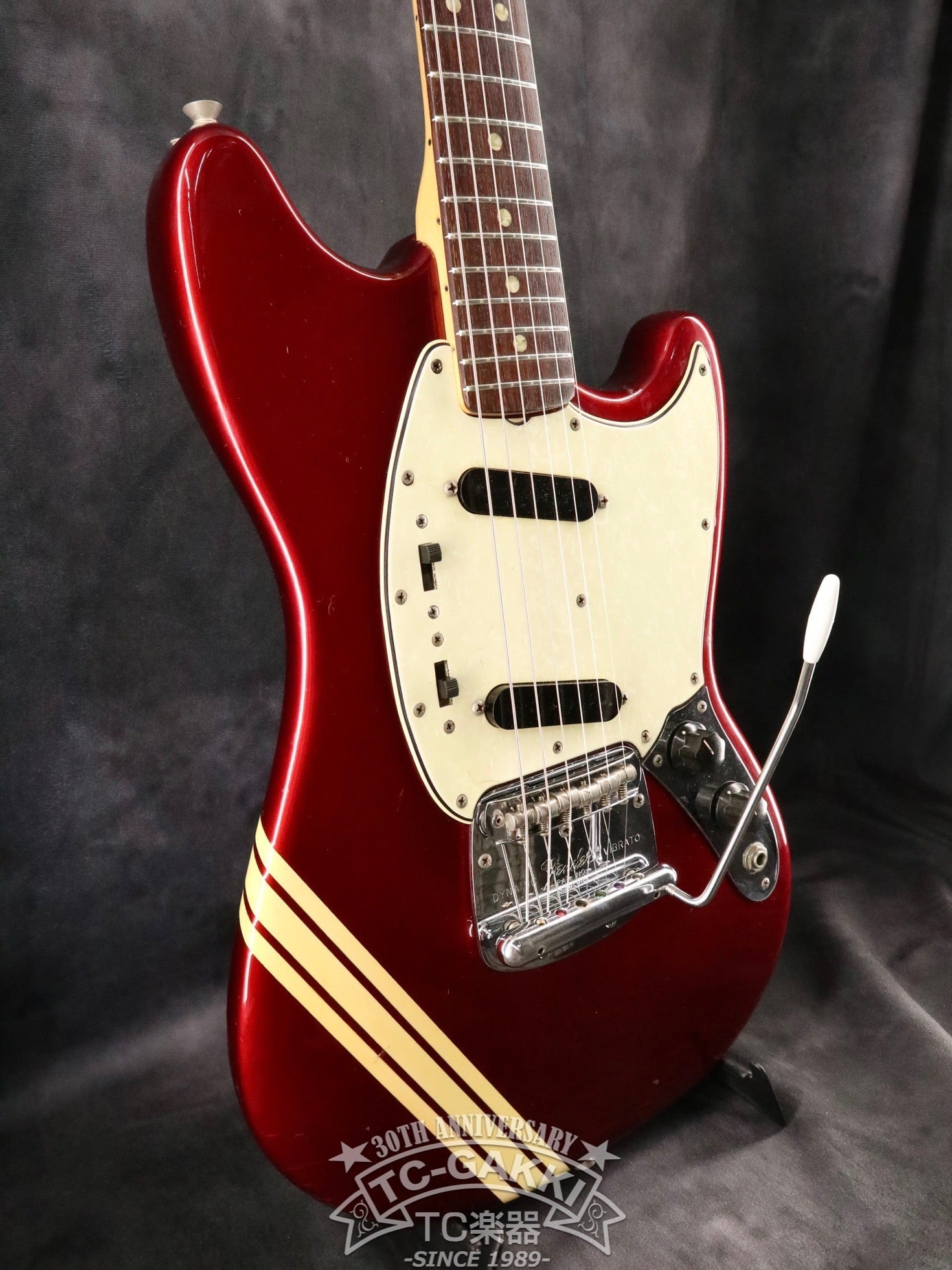 1973 Fender Mustang Competition Red
