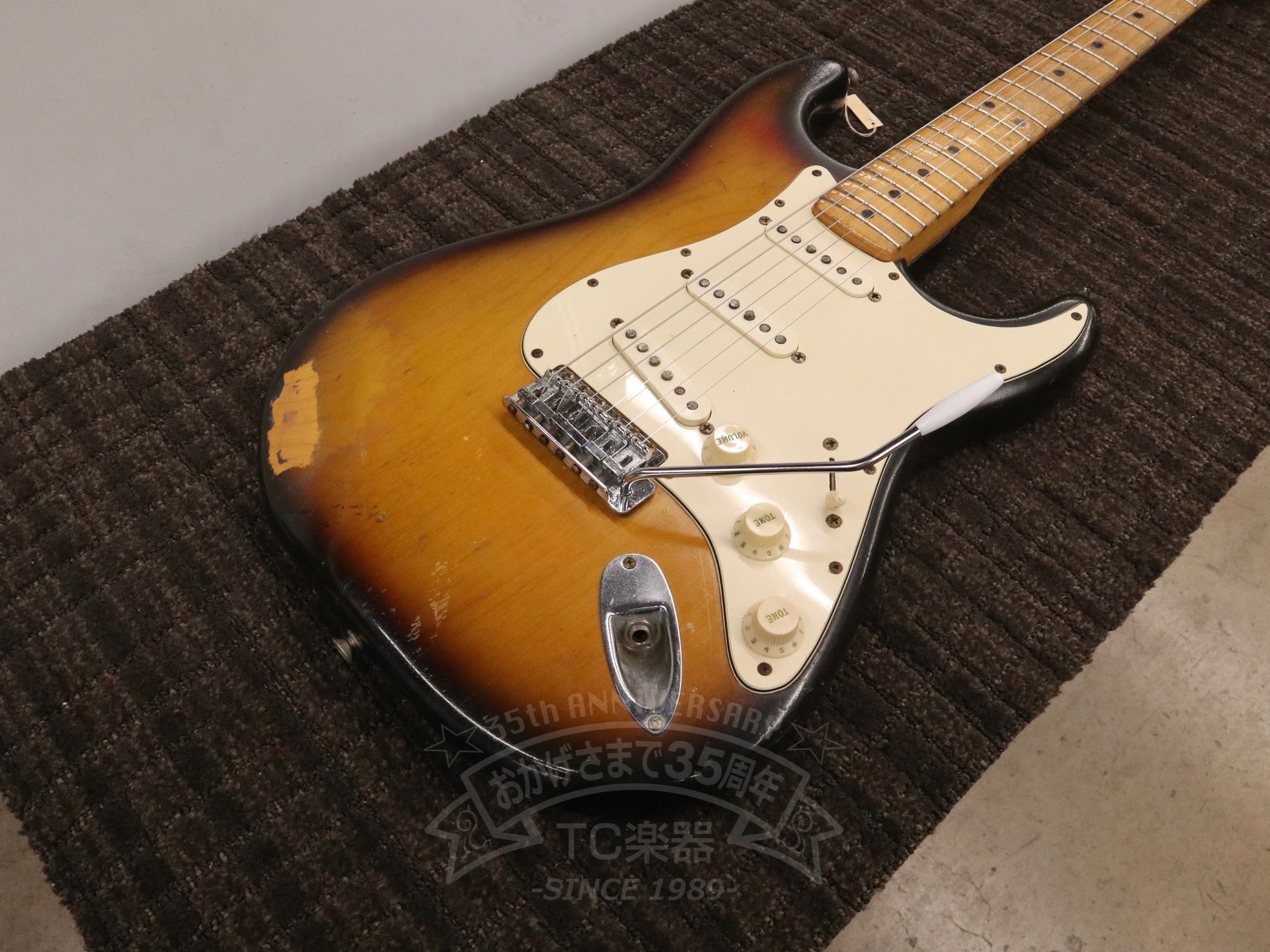 1973 STRATOCASTER Alder / Maple 3Tone Sunburst