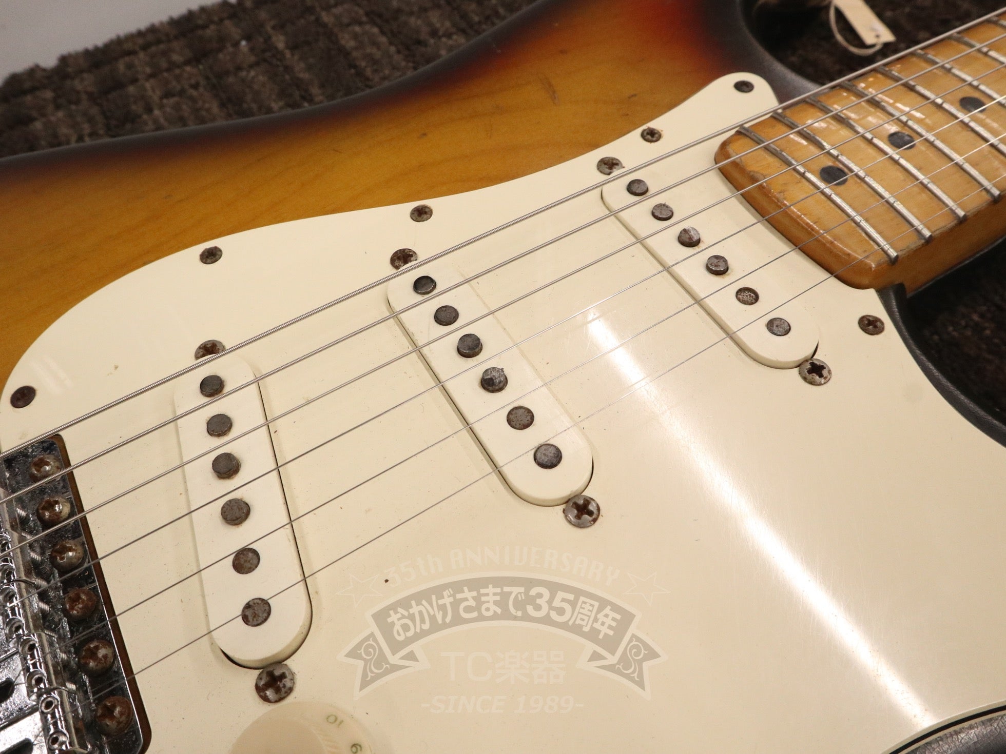 1973 STRATOCASTER Alder / Maple 3Tone Sunburst