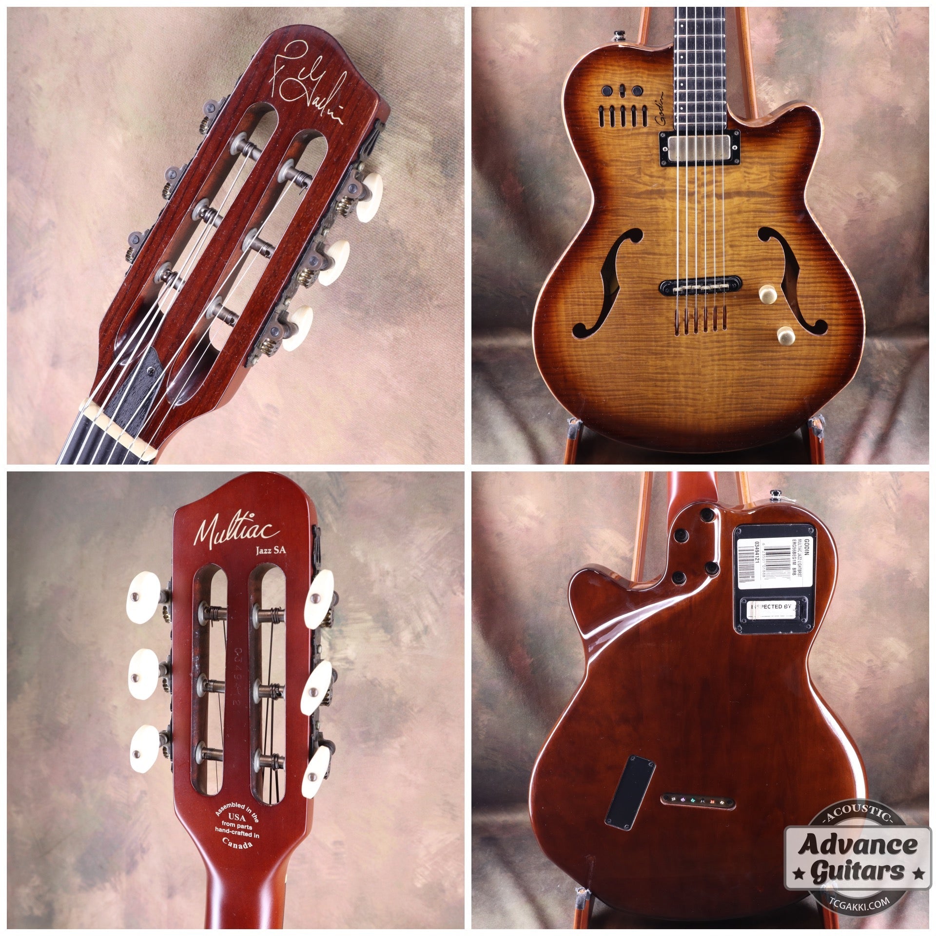 Wa587 Godin Multiac JAZZ SA エレキギター