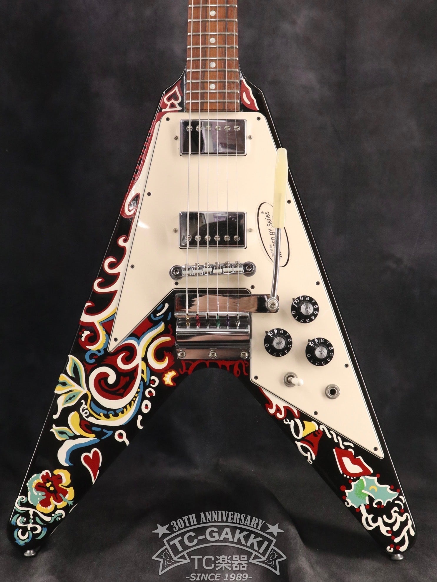 2006 INSPIRED BY Jimi Hendrix Psychedelic Flying V - TC楽器 - TCGAKKI