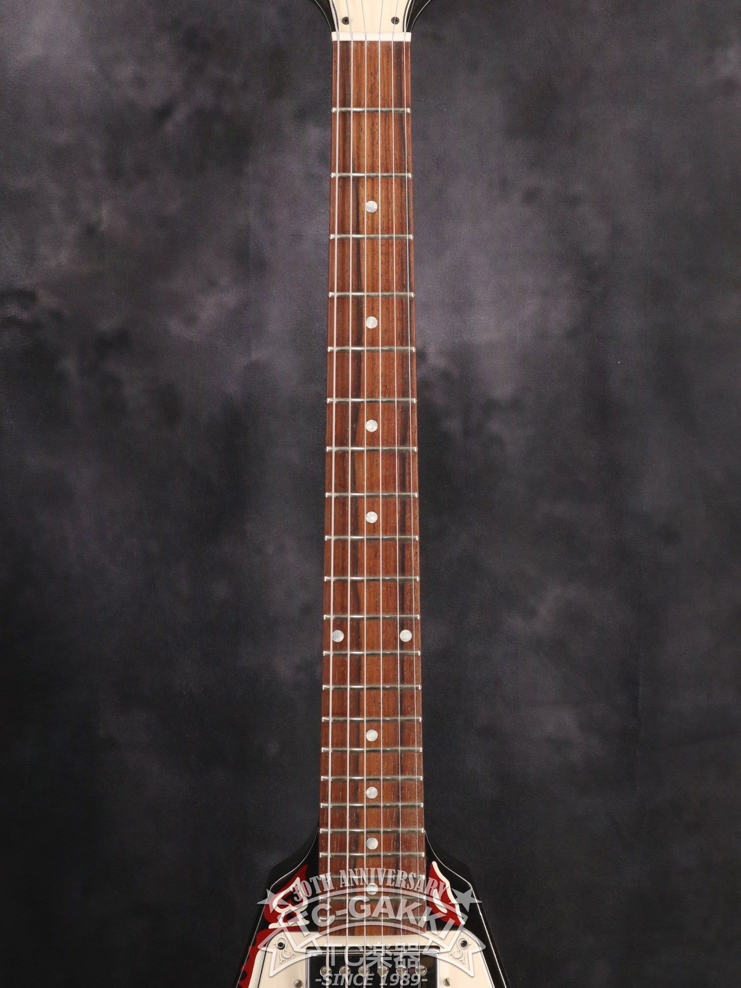 ☆ジミヘン風ペイント ギター フライングV JIMI ソフトケース付