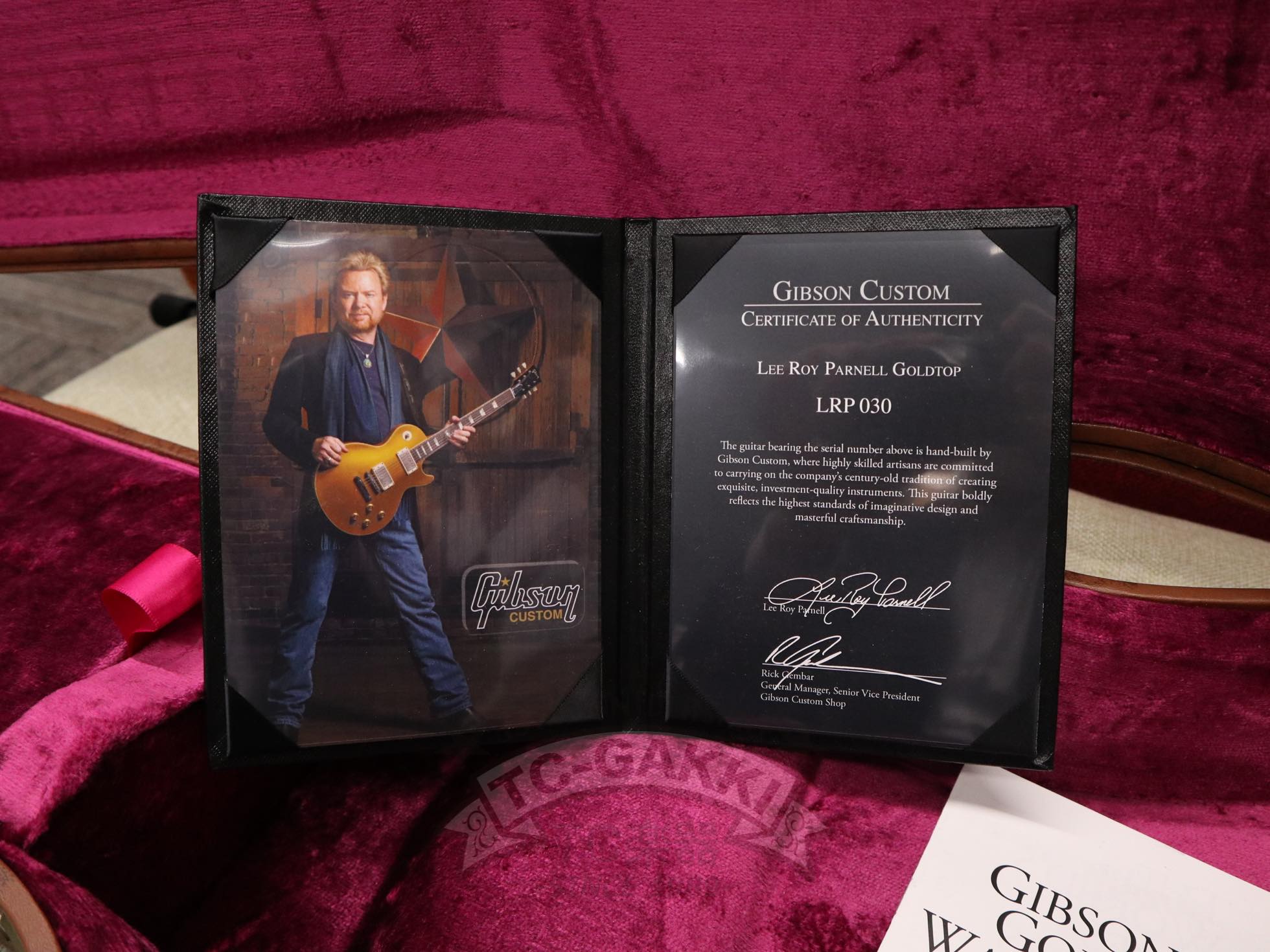 2012 Gibson Custom Shop Lee Roy Parnell 1957 Les Paul Gold Top - TC楽器 - TCGAKKI