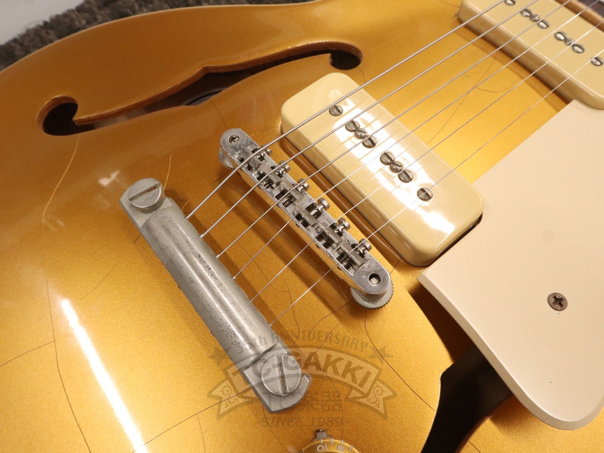 2015 ES-Les Paul Gold Top P-90