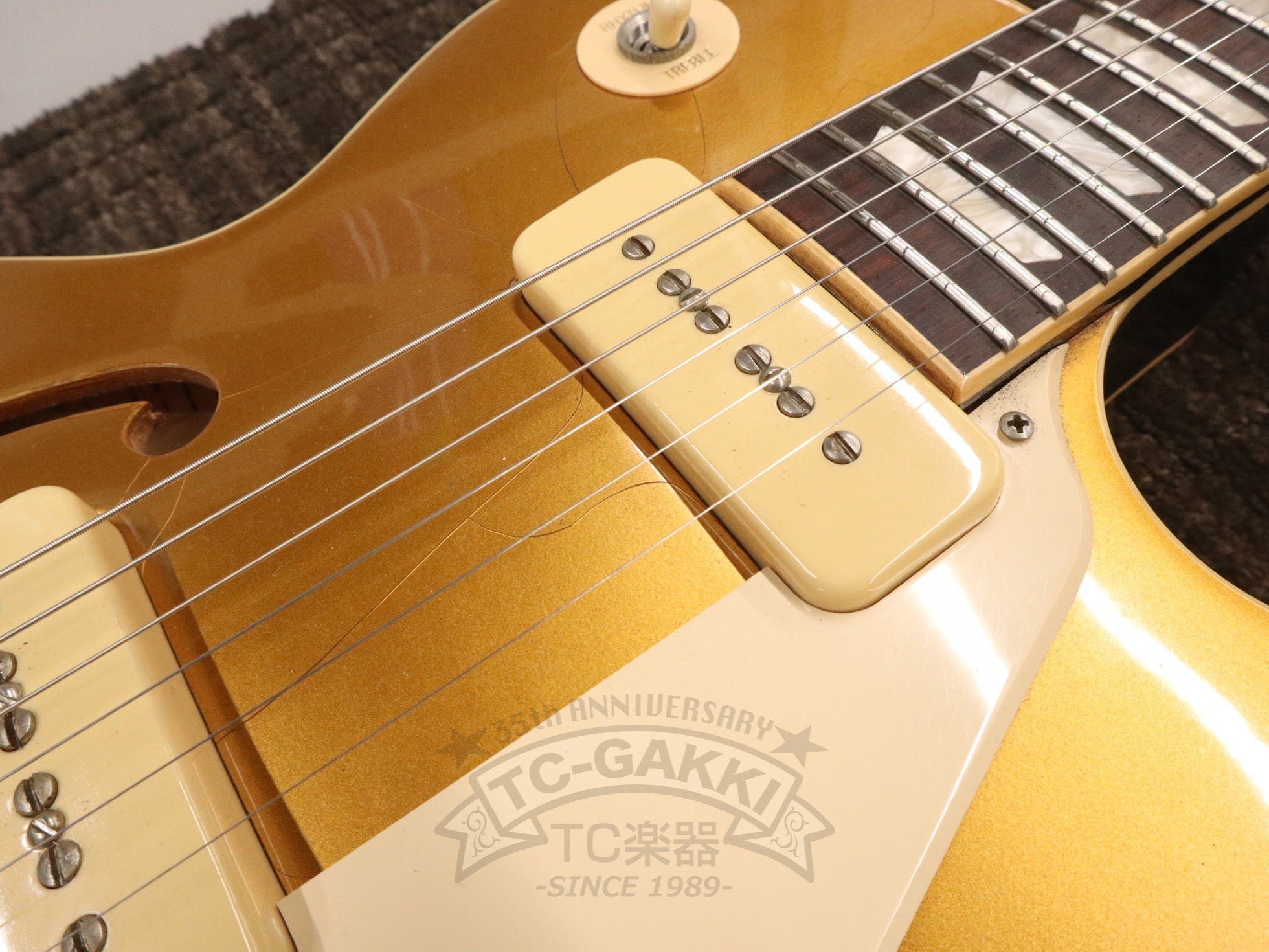 2015 ES - Les Paul Gold Top P - 90 - TC楽器 - TCGAKKI