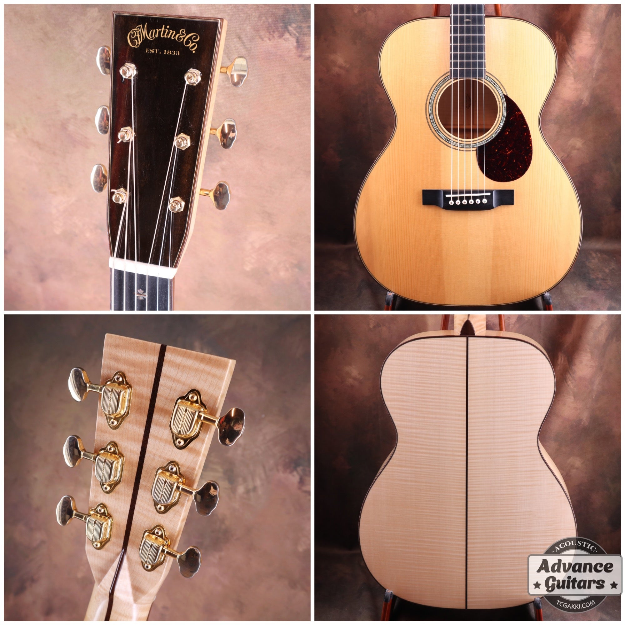 【聖なる音色】2018年製 CTM OM - Maple “Adirondack Spruce/European Maple” - TC楽器 - TCGAKKI