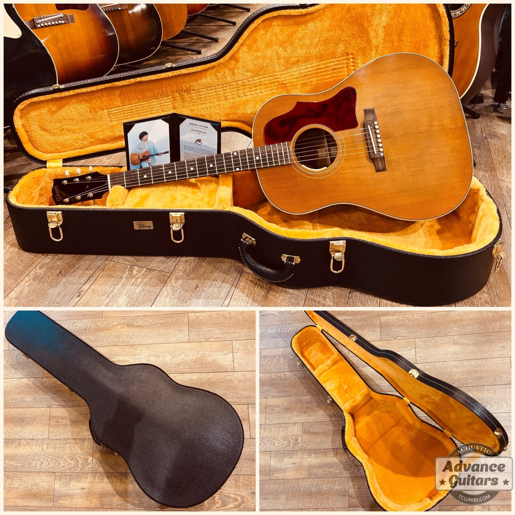 個人製作　j-45コピーモデル　2025年7月完成 Gibson 2025年製 Murphy Lab HATA MOTOHIRO J-45