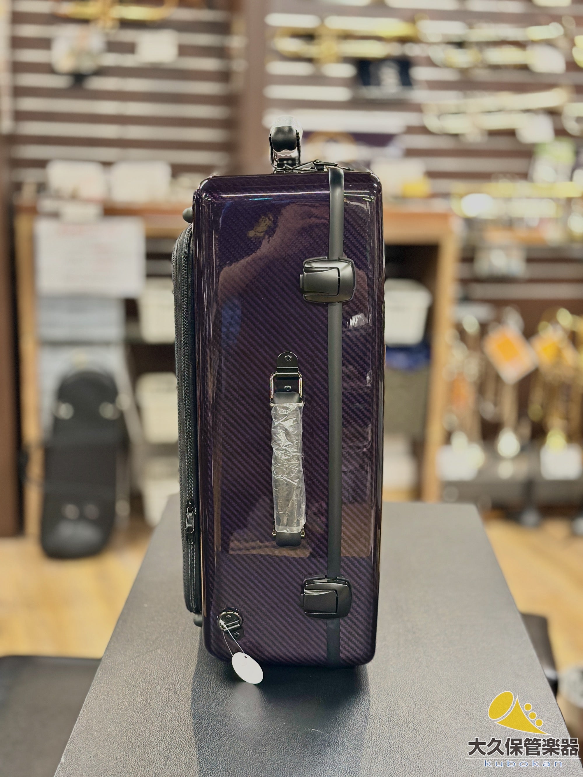 Wahnsinn Case [Trompette Quad] 3K carbone naturel/noir