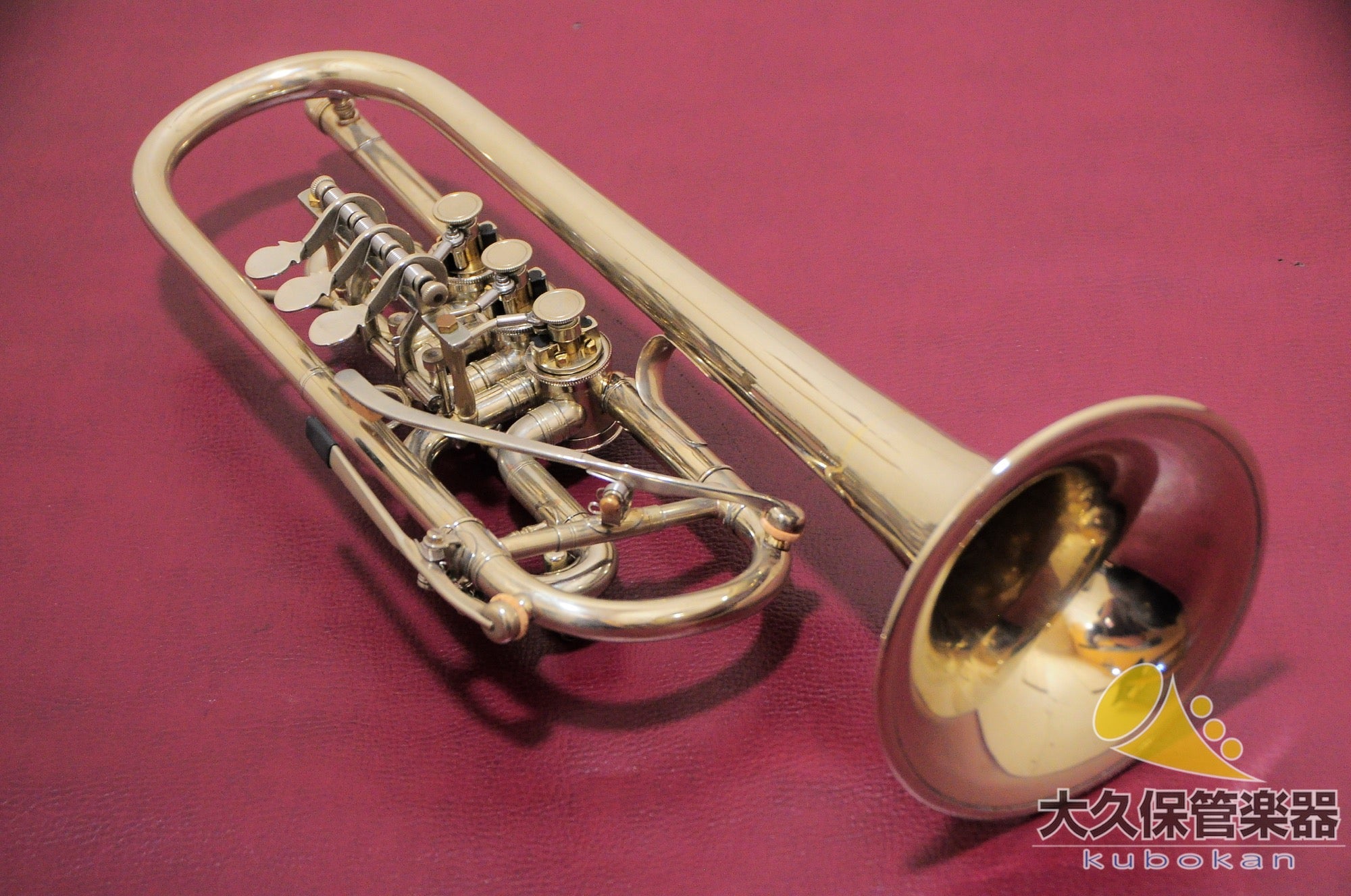 Finke: Finke (Ger) B♭ Trumpette rotative Small Bell [Okuku Storage Musical Instrument]