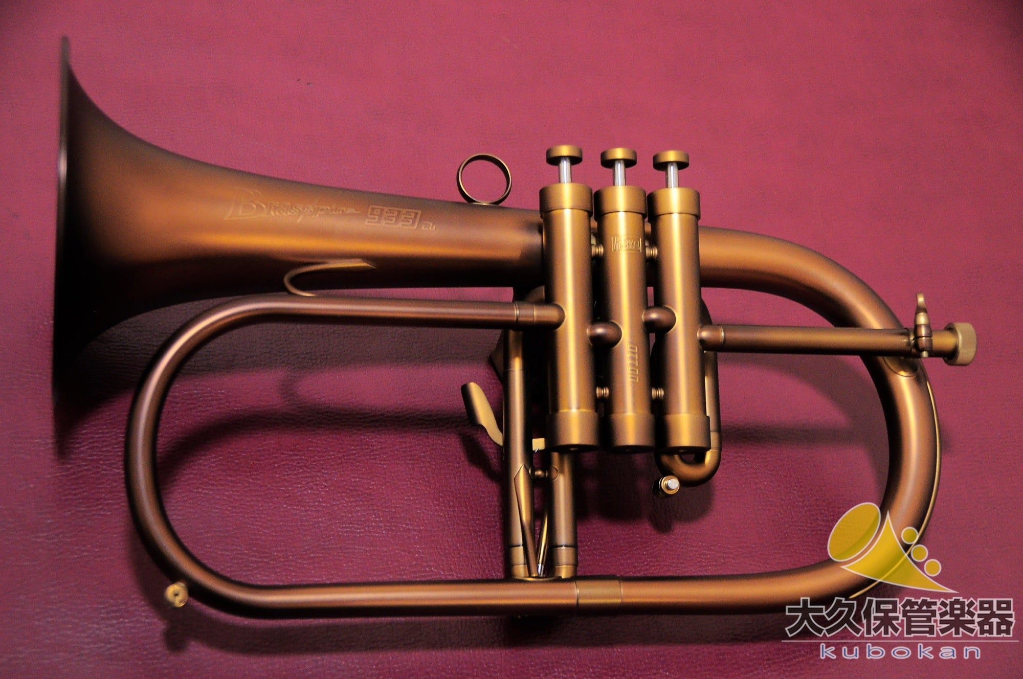Brasspire 933 1b Flügelhorn mit dunkelmatter Lackierung (Neu)