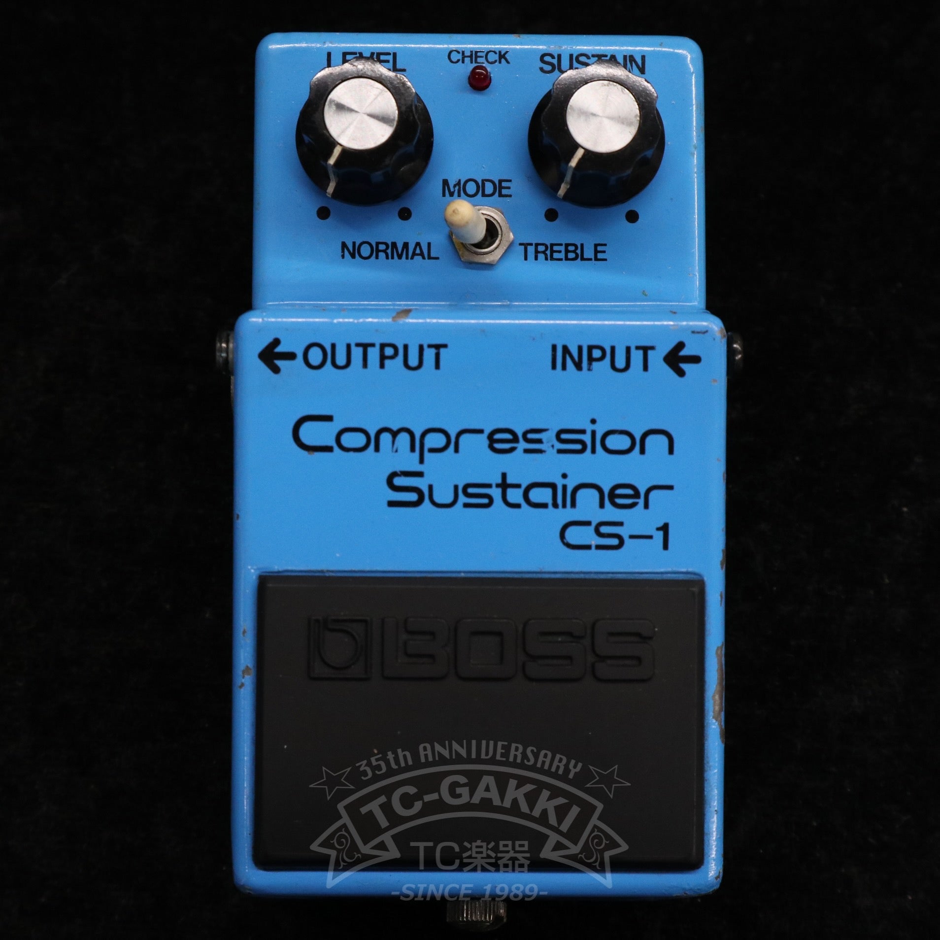 BOSS CS-1 Compression Sustainer (Silver Screw/JAPAN)