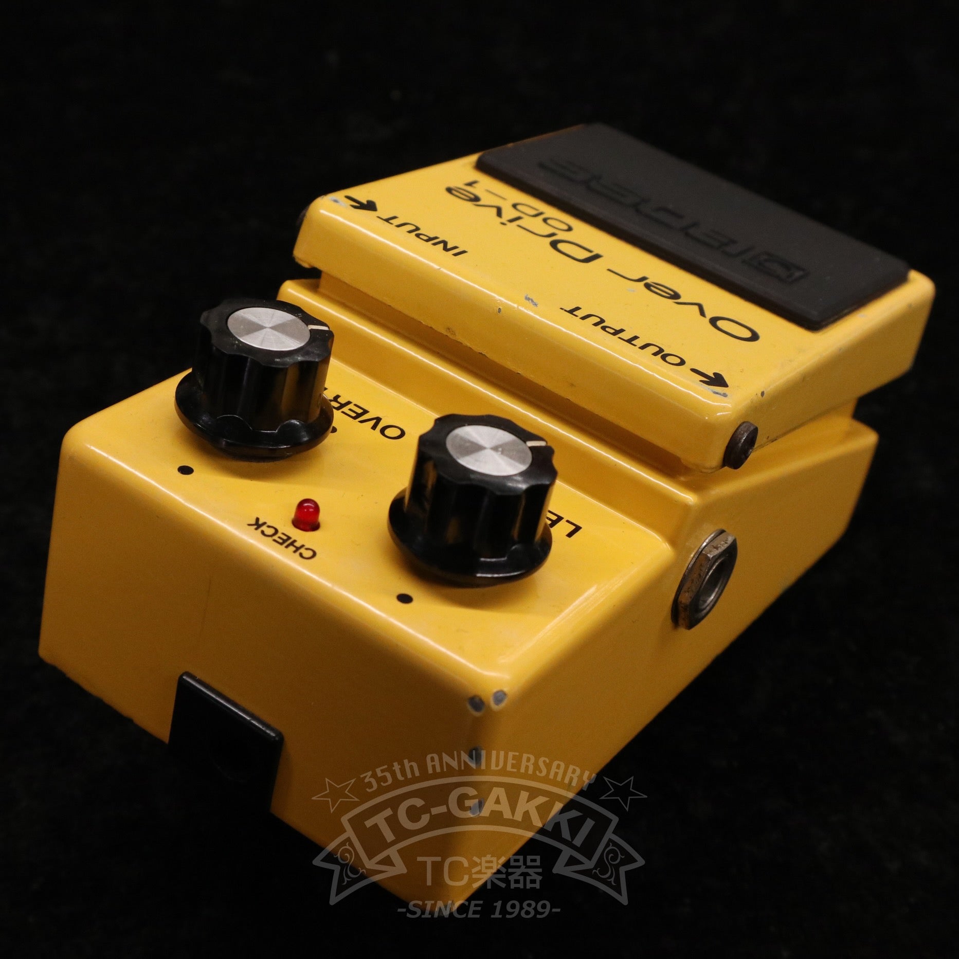 BOSS OD-1 Over Drive (Silver Screw/JAPAN/JRC4558D)