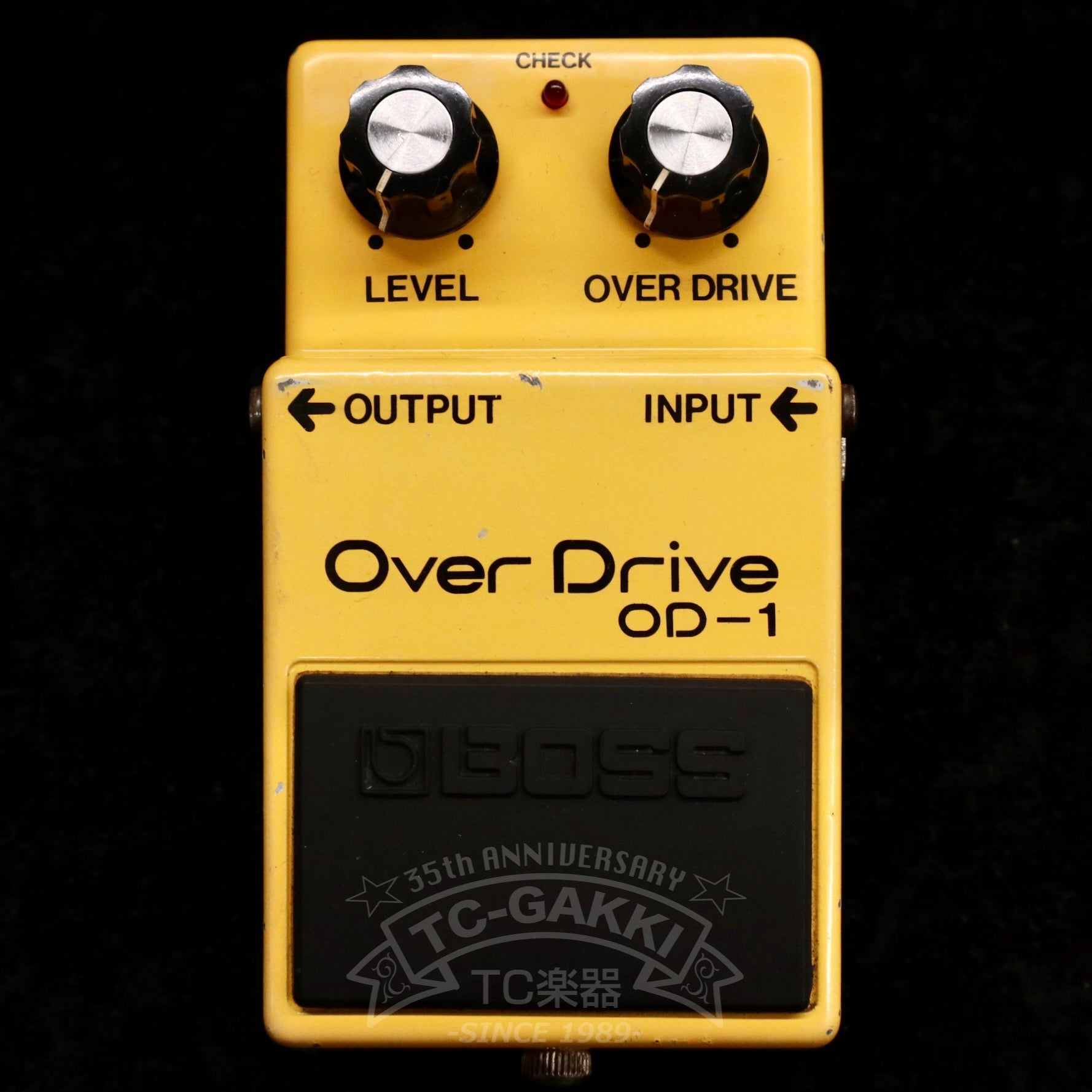 BOSS OD-1 Over Drive (Silver Screw/JAPAN/JRC4558D)