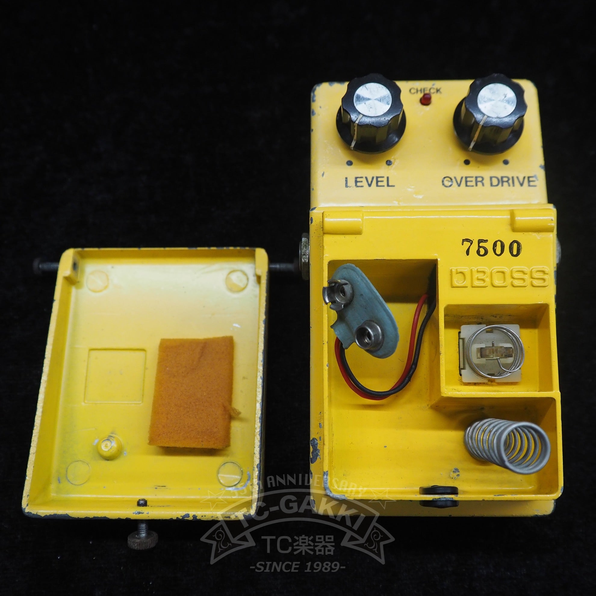 BOSS OD-1 Over Drive (Silver Screw/JAPAN/RC3403ADB/#7500)