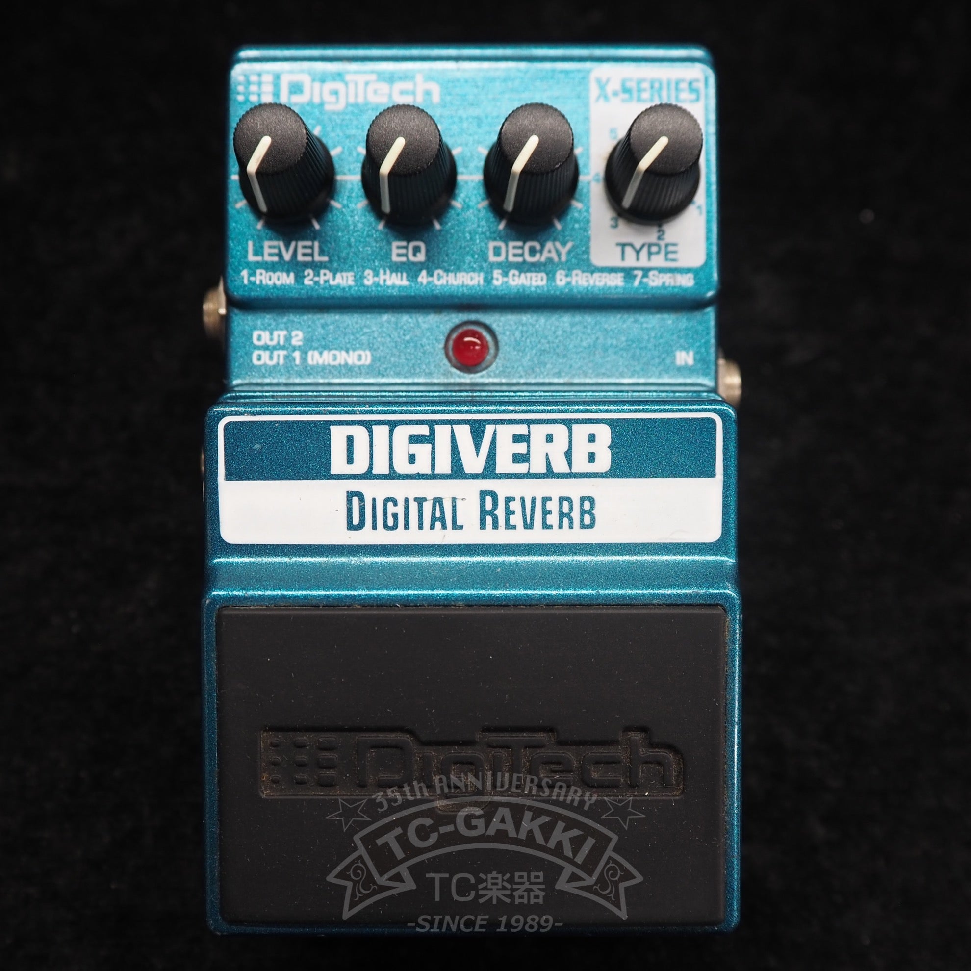 DigiTech “X-SERIES” XDV DIGIVERB DIGITAL REVERB