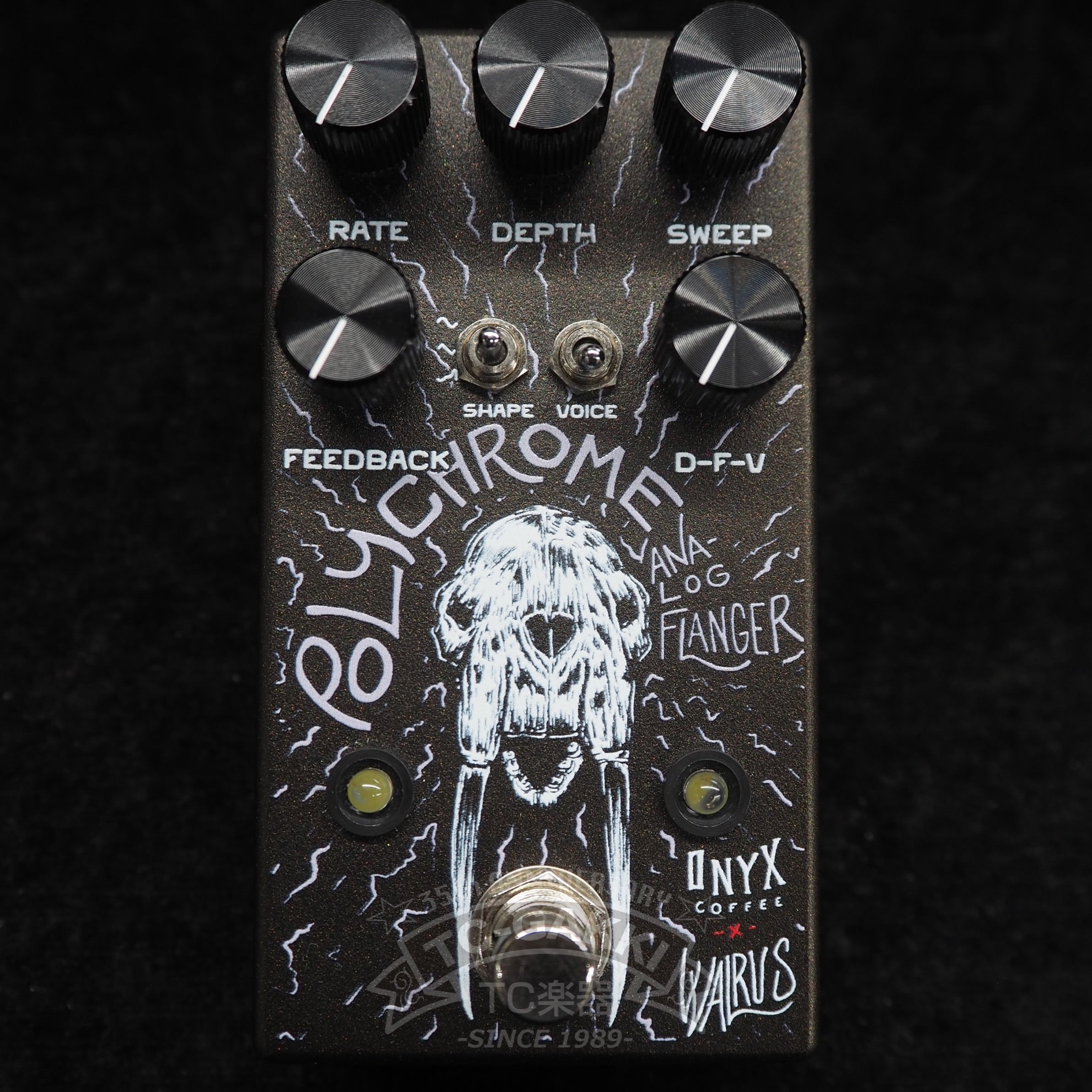 WALRUS AUDIO POLYCHROME Flanger Onyx Edition