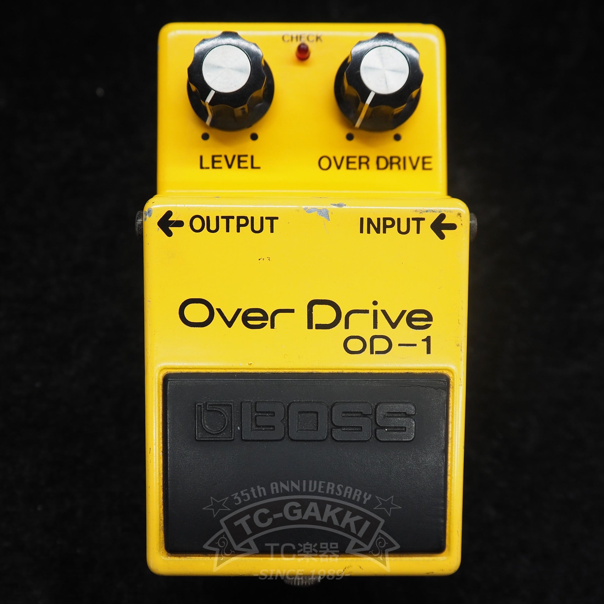 BOSS OD-1 Over Drive (Silver Screw/JAPAN/JRC4558D)