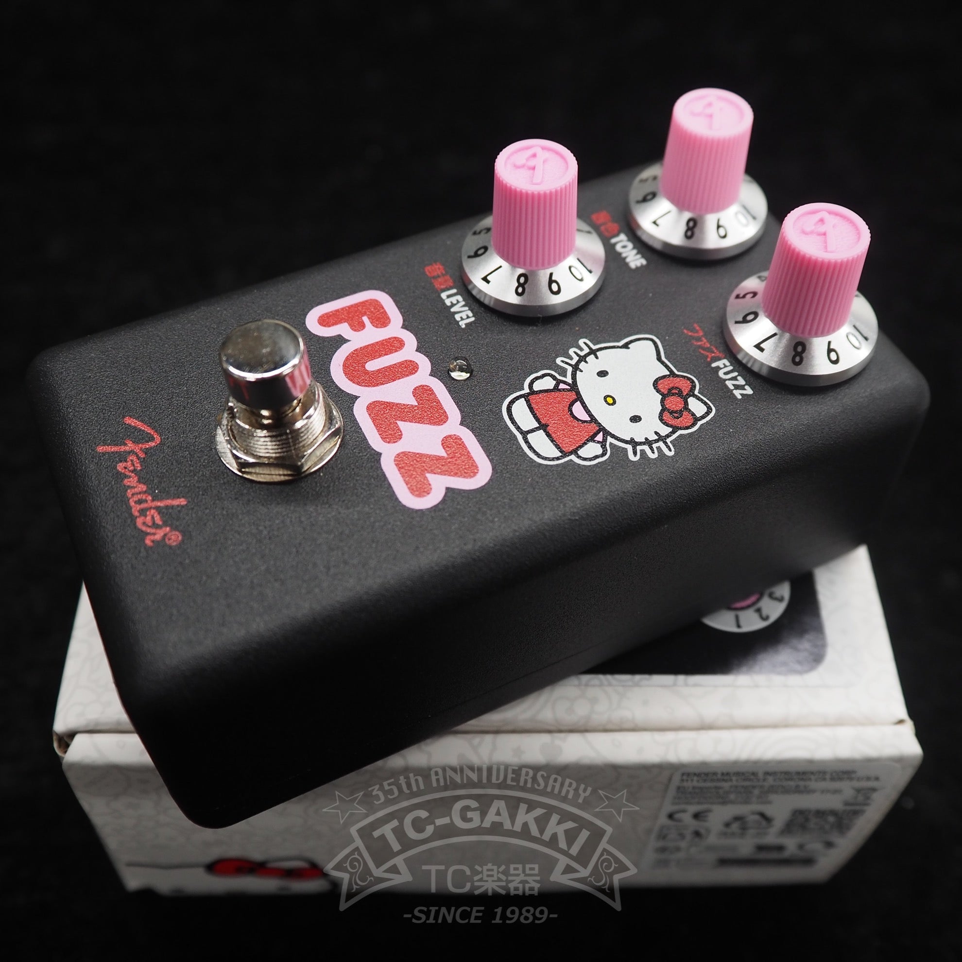 Fender Hello Kitty Fuzz Pedal  Black