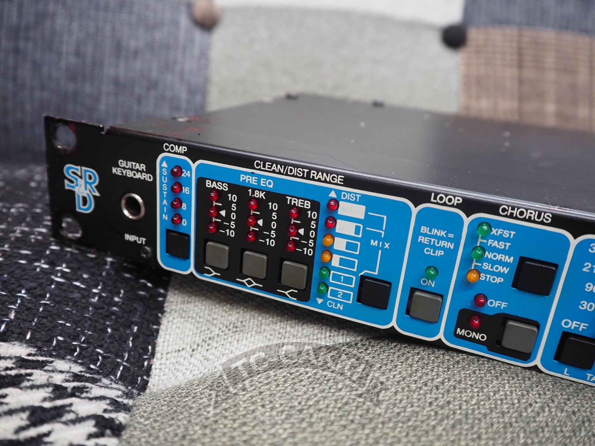 ROCKMAN XPR MIDI PROGRAMMABLE STEREO MULTIPROCESSOR MODEL100