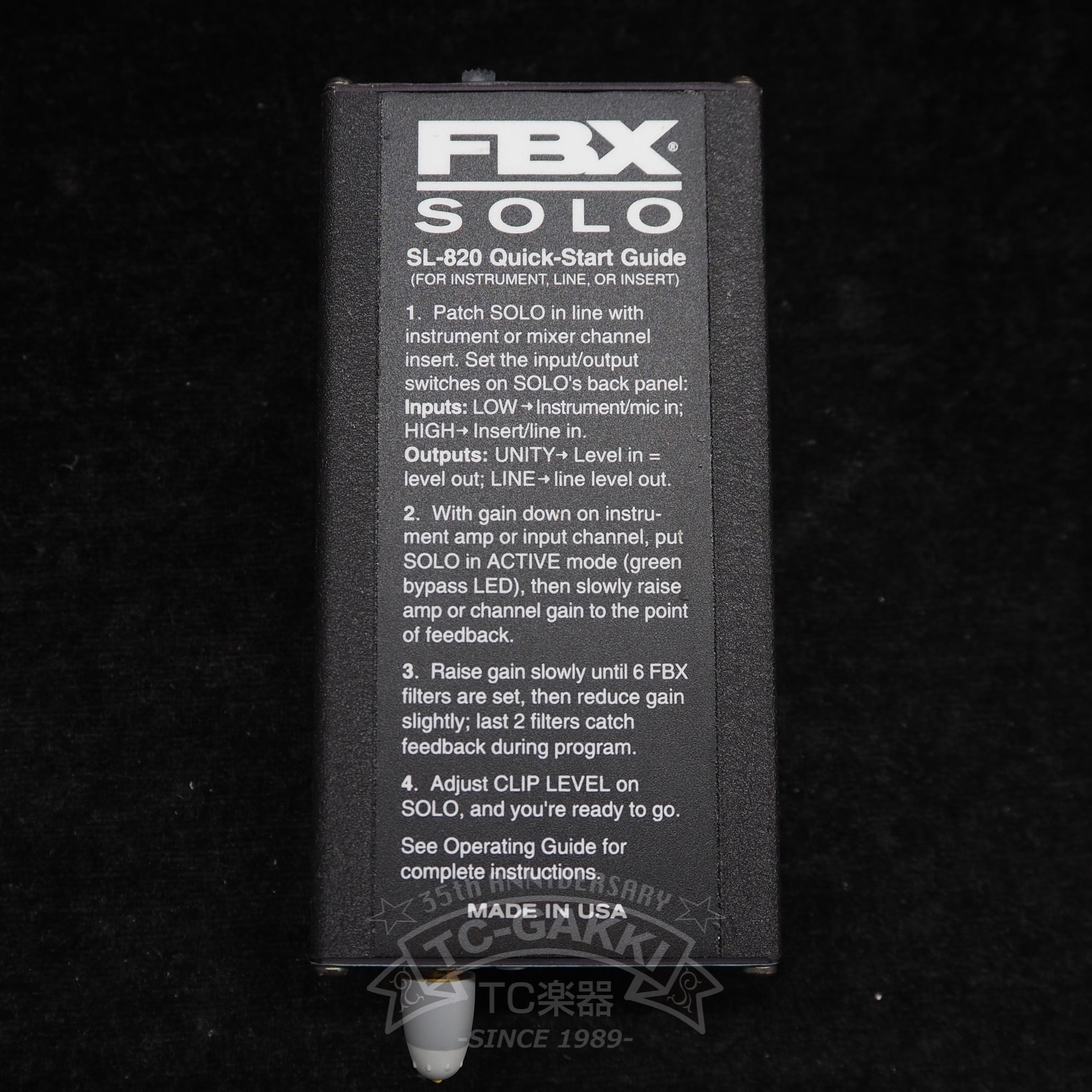 SABINE FBX SOLO SL-820