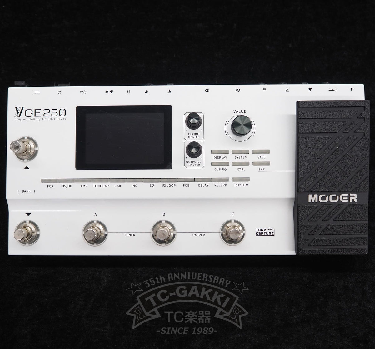 Modélisation d’ampli et multi-effets MOOER GE250 