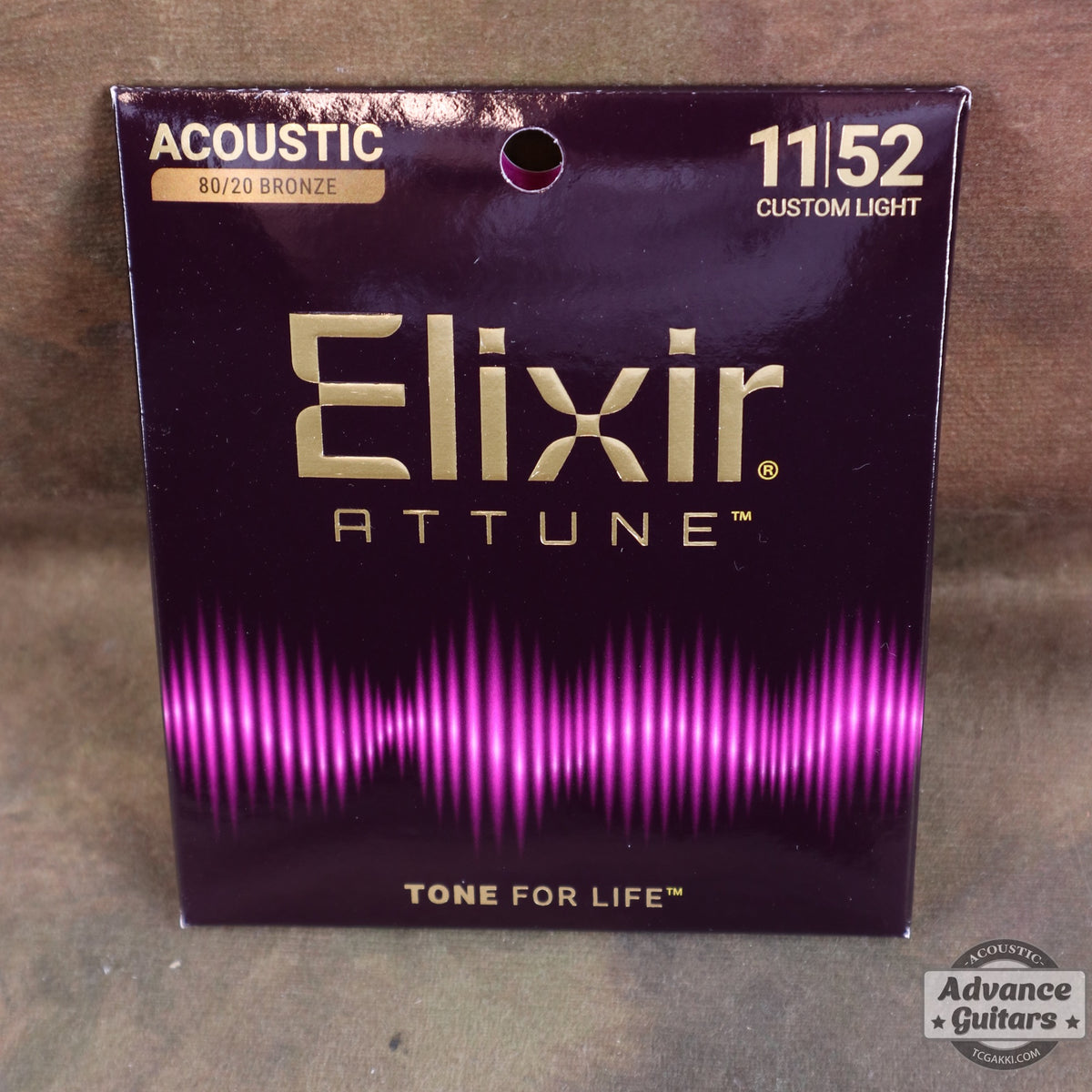 Elixir / ATTUNE 80/20 Bronze Custom Light #23027
