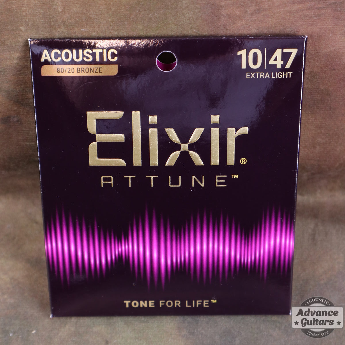 Elixir / ATTUNE 80/20 Bronze Extra Light #23002
