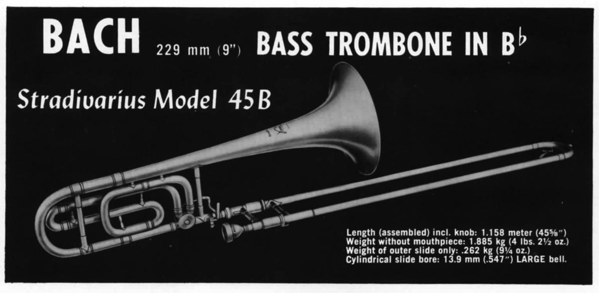 ヴィンセント・バック  MT.VERNON 45B GL 1963年製 バス・トロンボーン