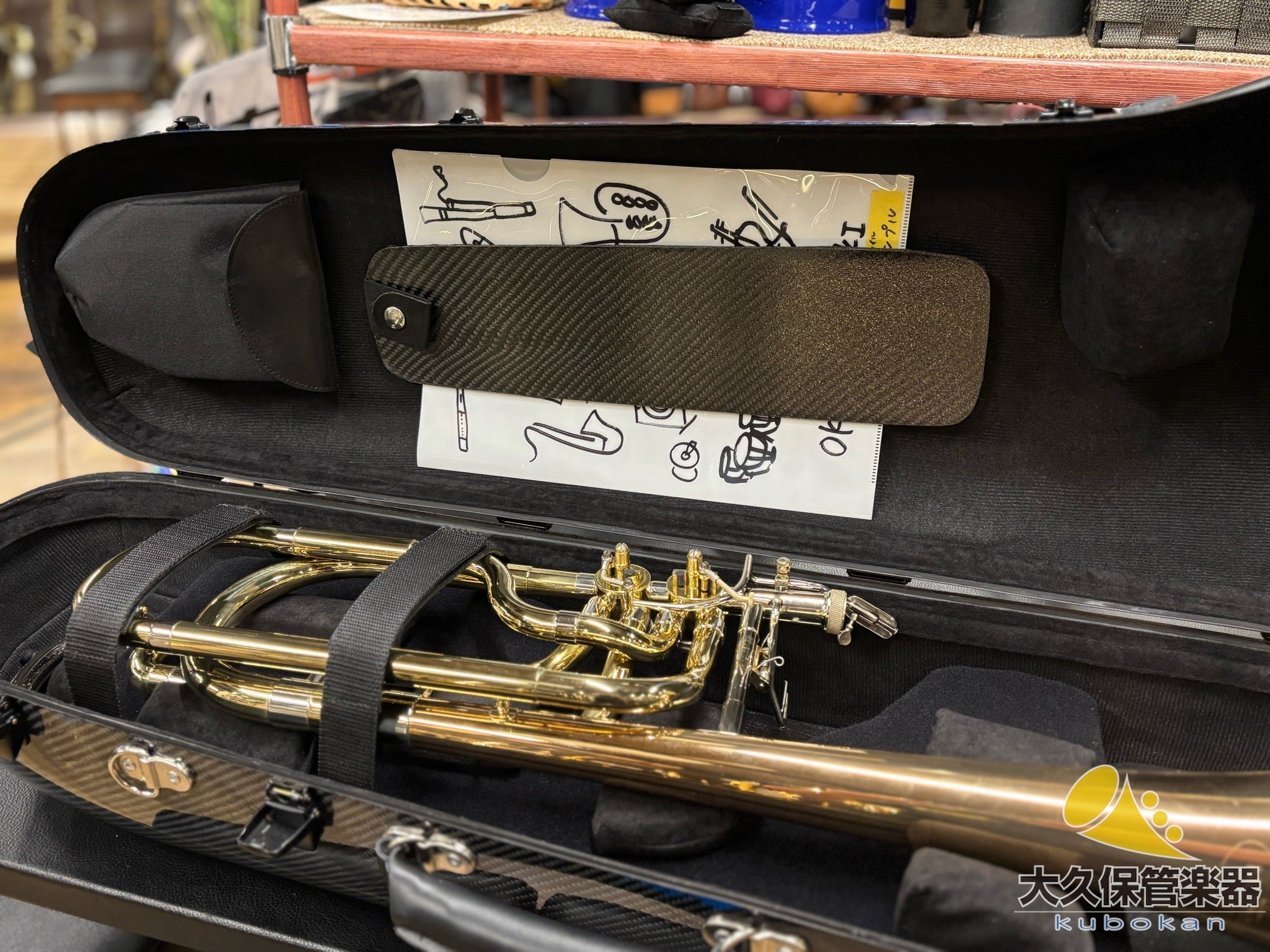 アコード　ウルトラライト　トロンボーンケース Special Price】Accord Bass Trombone Case Ultra Light/Blue