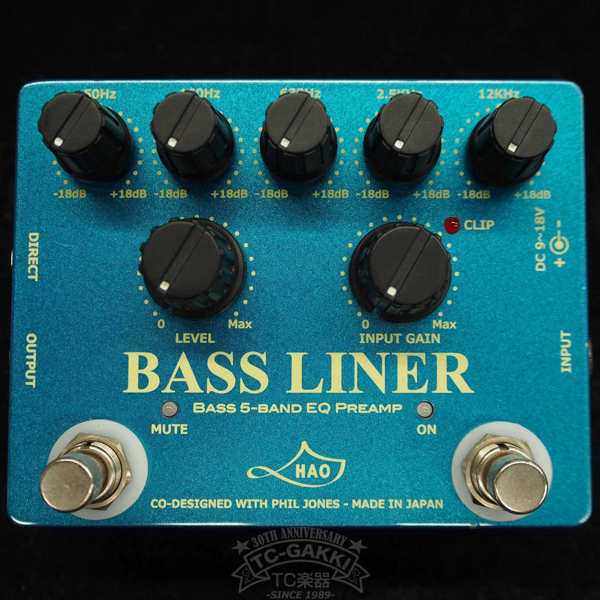 BASS LINER 5 - BAND EQ PREAMP - TC楽器 - TCGAKKI