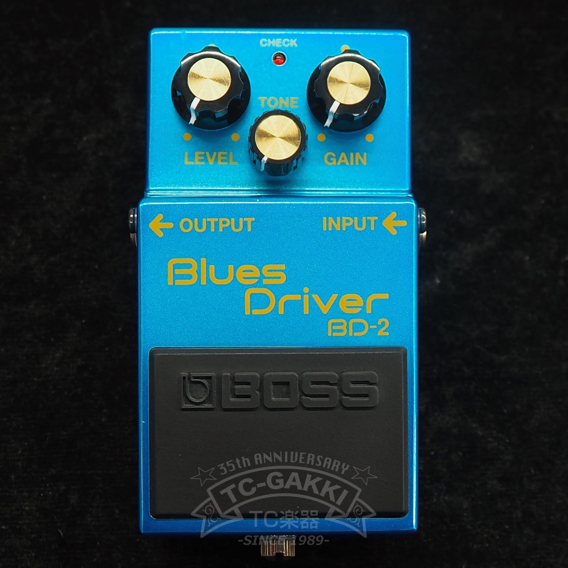 ギター BD-2-B50A Blues D 50th Anniversary BOSS BD-2-B50A Blues Driver 50th Anniversary Effects Pedal Blue