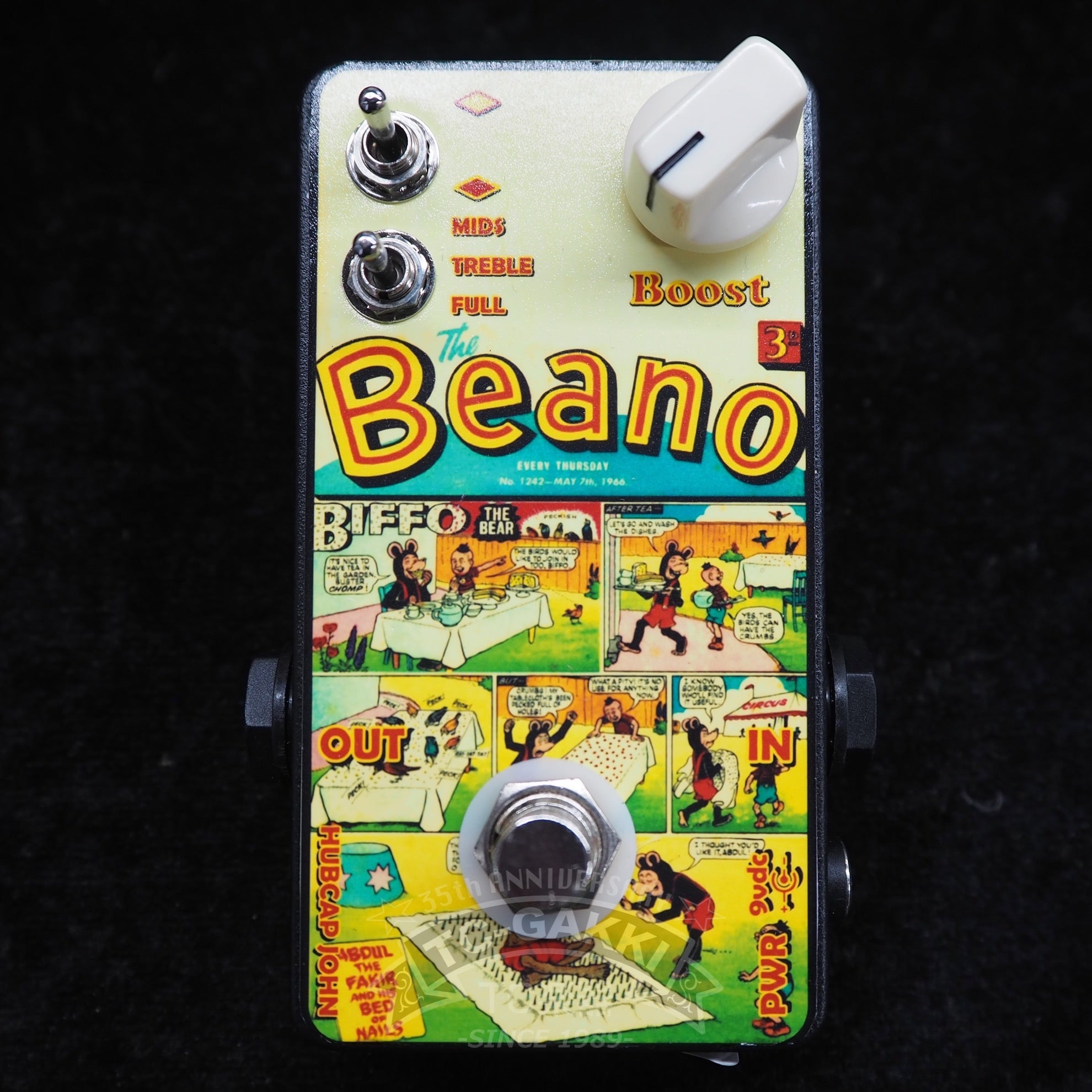 ギター Hubcap John Pedal Beano booster ギター Hubcap John Pedal Beano booster ギター Hubcap John Pedal