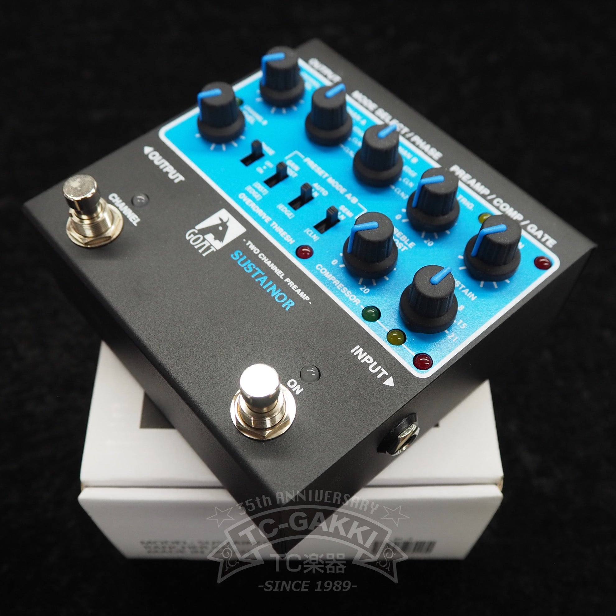 "BLUESERIES" SUSTAINOR + AC Adaptor (USED) - TC楽器 - TCGAKKI