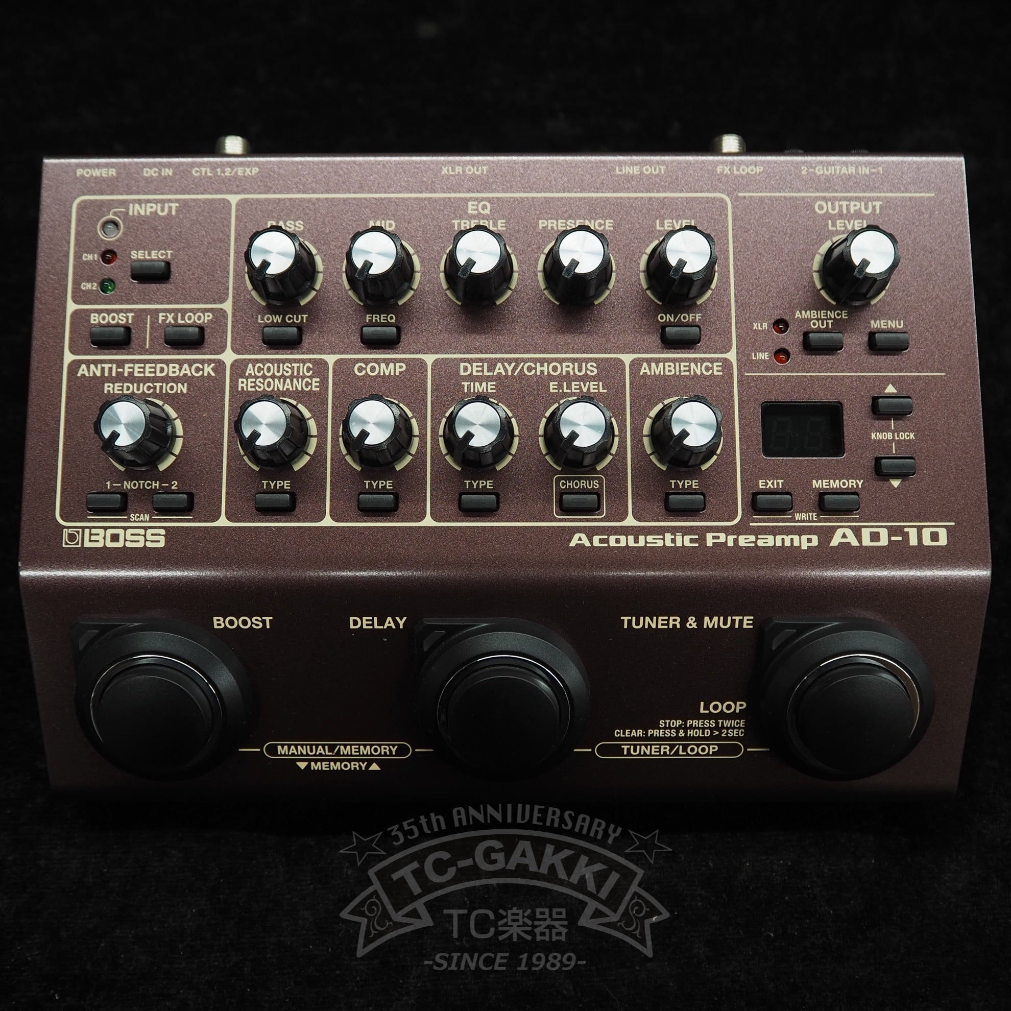 BOSS AD-10 Acoustic Preamp - TC楽器 - TCGAKKI