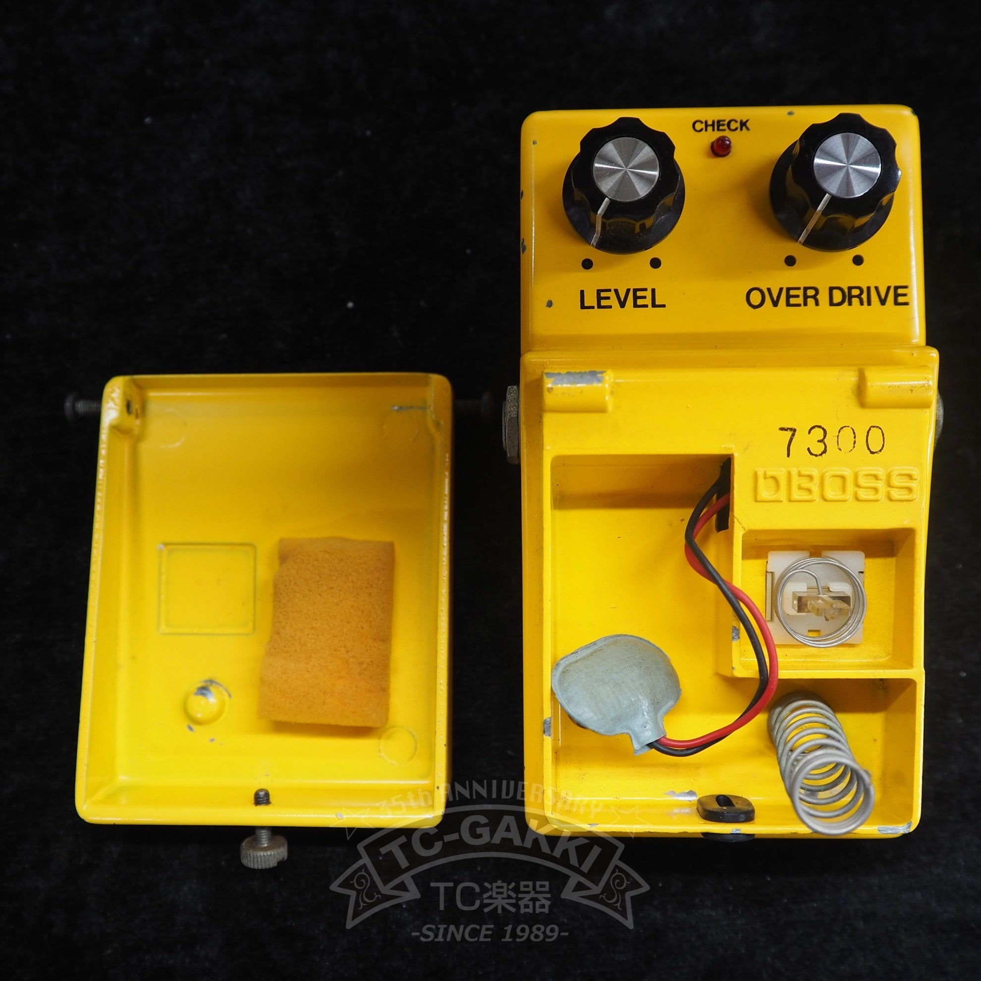 BOSS OD-1 Over Drive (Silver Screw/JAPAN/RC3403ADB/#7300)