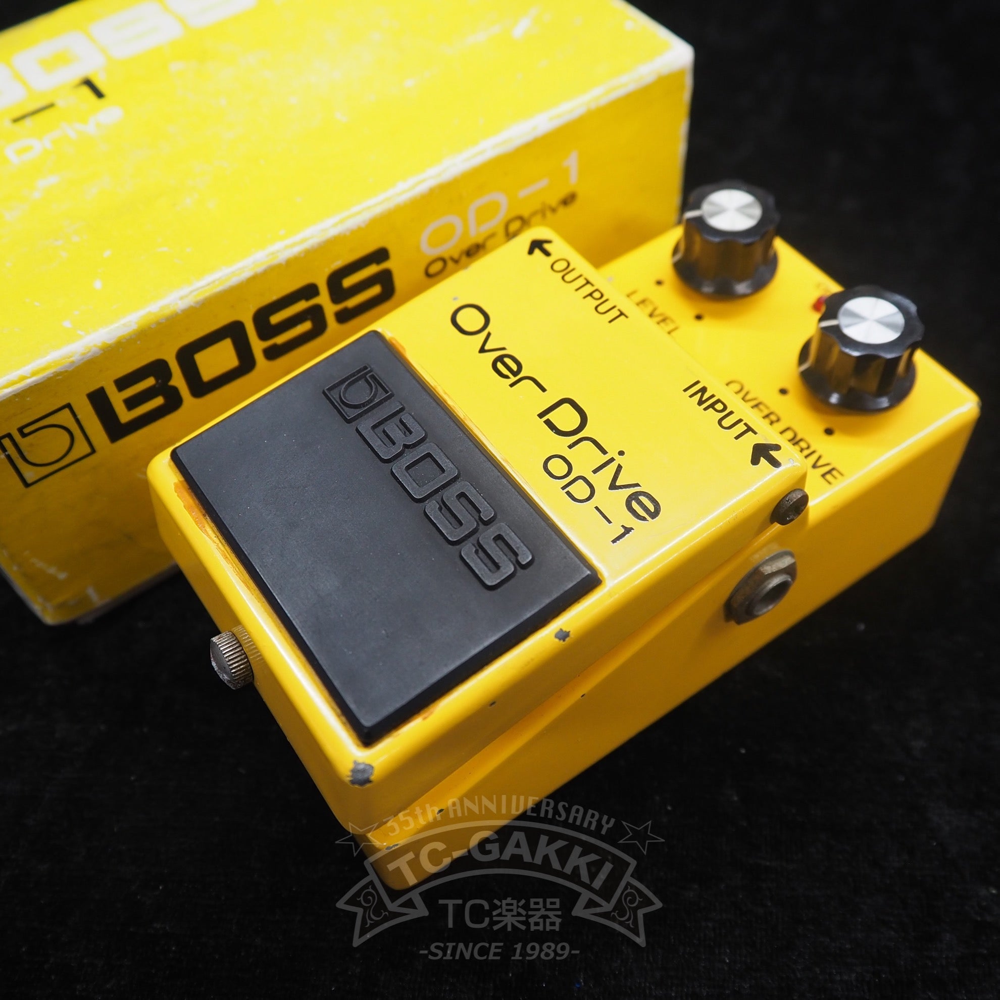 【値引歓迎】BOSS OD-1 #7300 (レイセオンRC3403ADB) BOSS OD-1 Over Drive (Silver Screw/JAPAN/RC3403ADB/#7300)