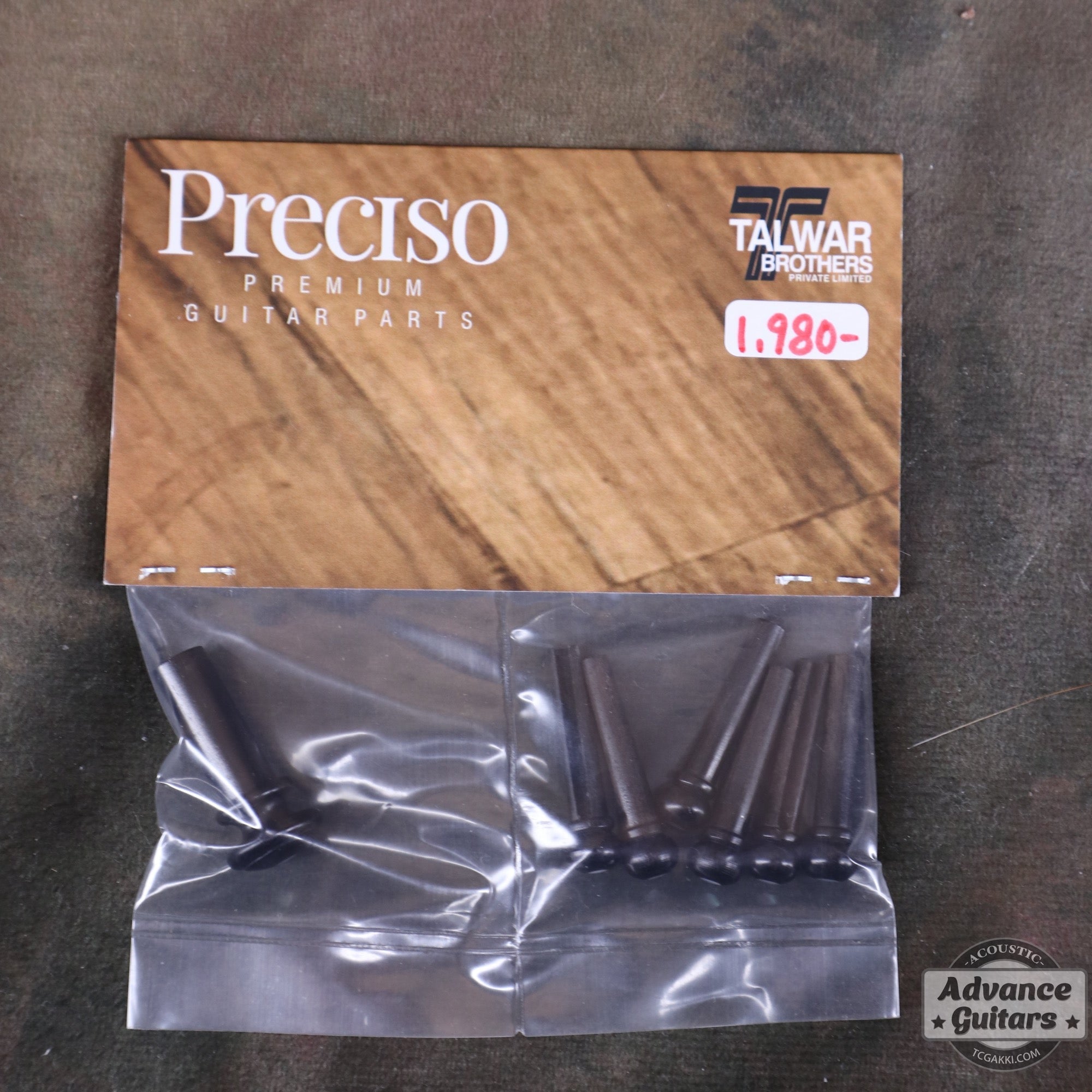 Bridge Pin & End Pin Set（Ebony/Mother of Pearl） - TC楽器 - TCGAKKI