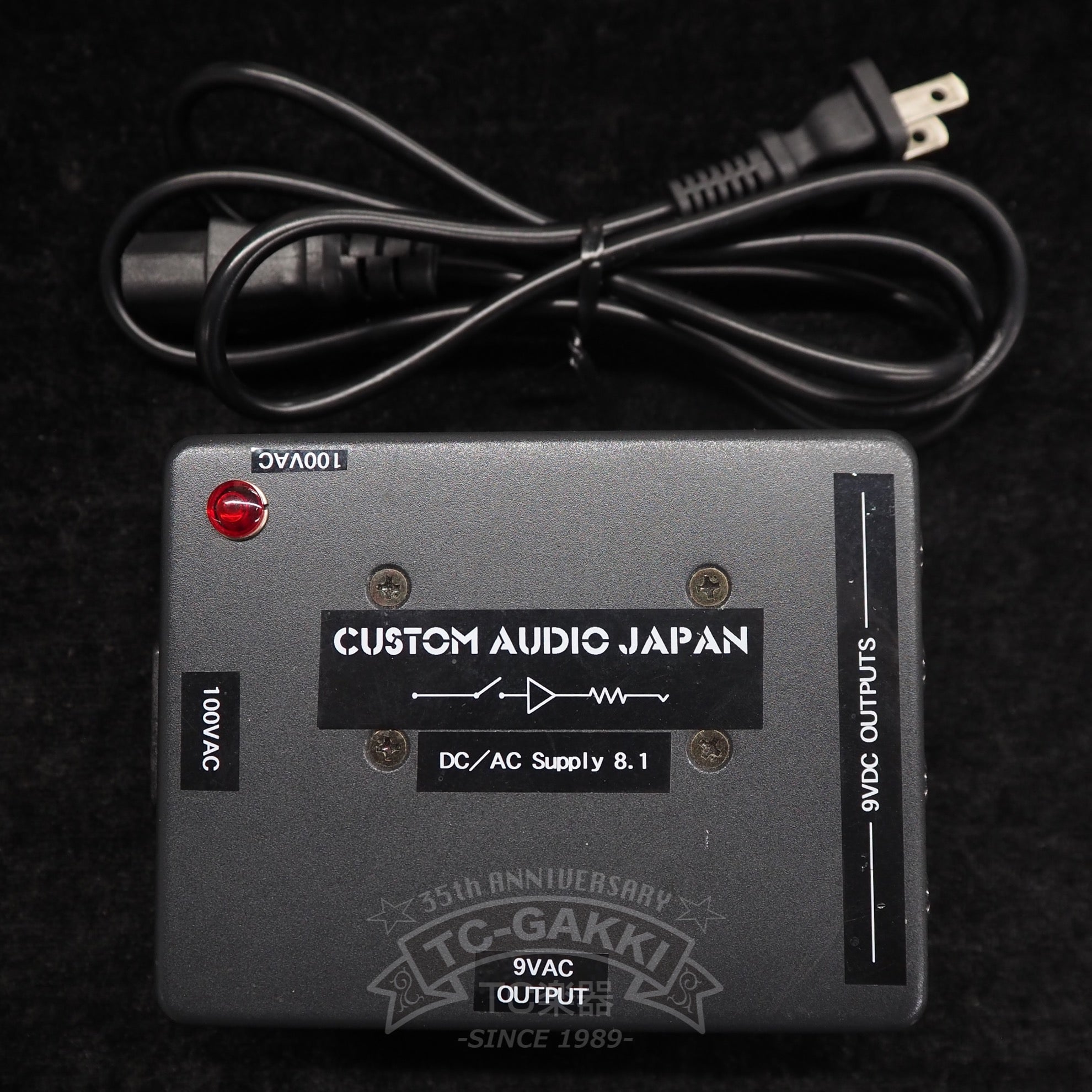 ギター CUSTOM AUDIO JAPAN DC/AC Supply 8.1 caj CAJ DC/AC Supply 8.1