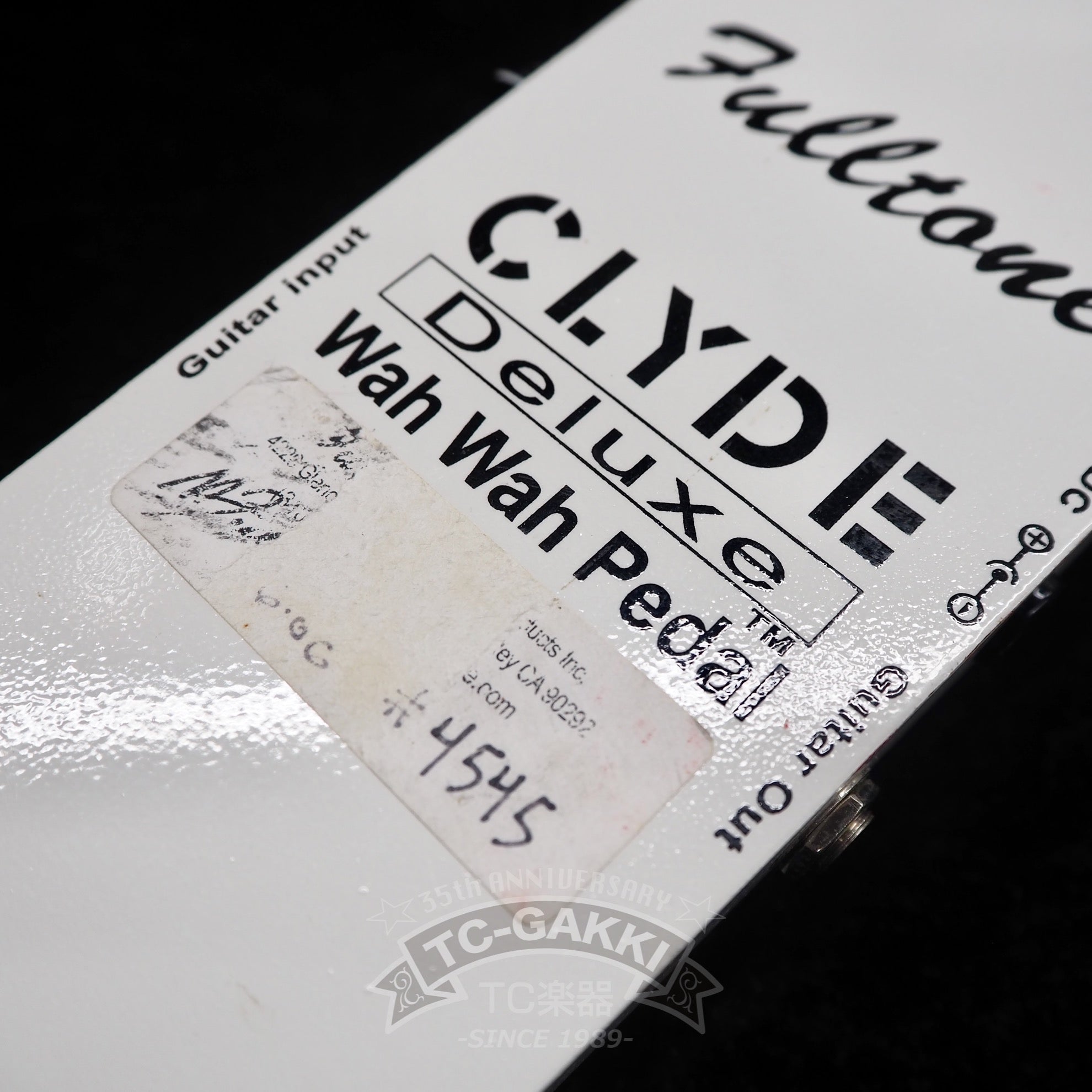 CLYDE Deluxe Wah Wah Pedal (White)