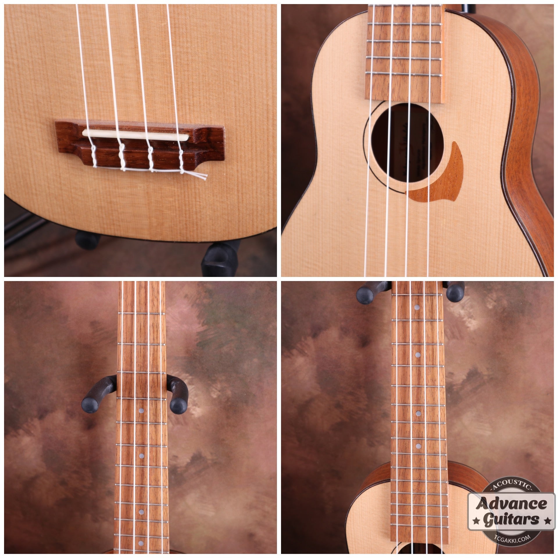 【年末セール】Concert Long Neck White Spruce / Aqua Timber Mahogany - TC楽器 - TCGAKKI