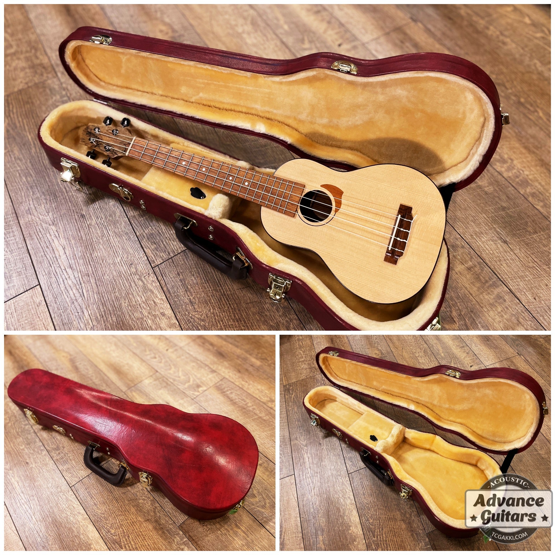 【年末セール】Concert Long Neck White Spruce / Aqua Timber Mahogany - TC楽器 - TCGAKKI